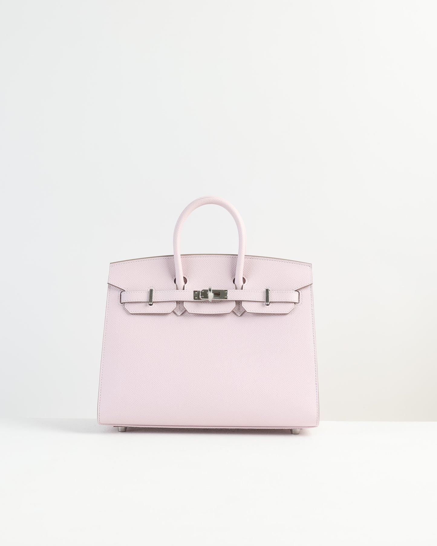 Birkin 25 Sellier Mauve Pale in Epsom Leather with Palladium Hardware
