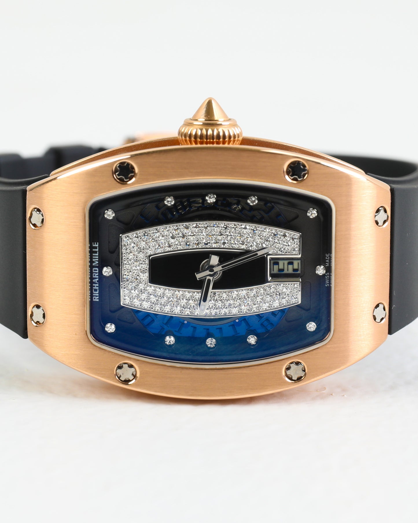 Richard Mille RM 007 Skeleton Diamond Dial Rose Gold