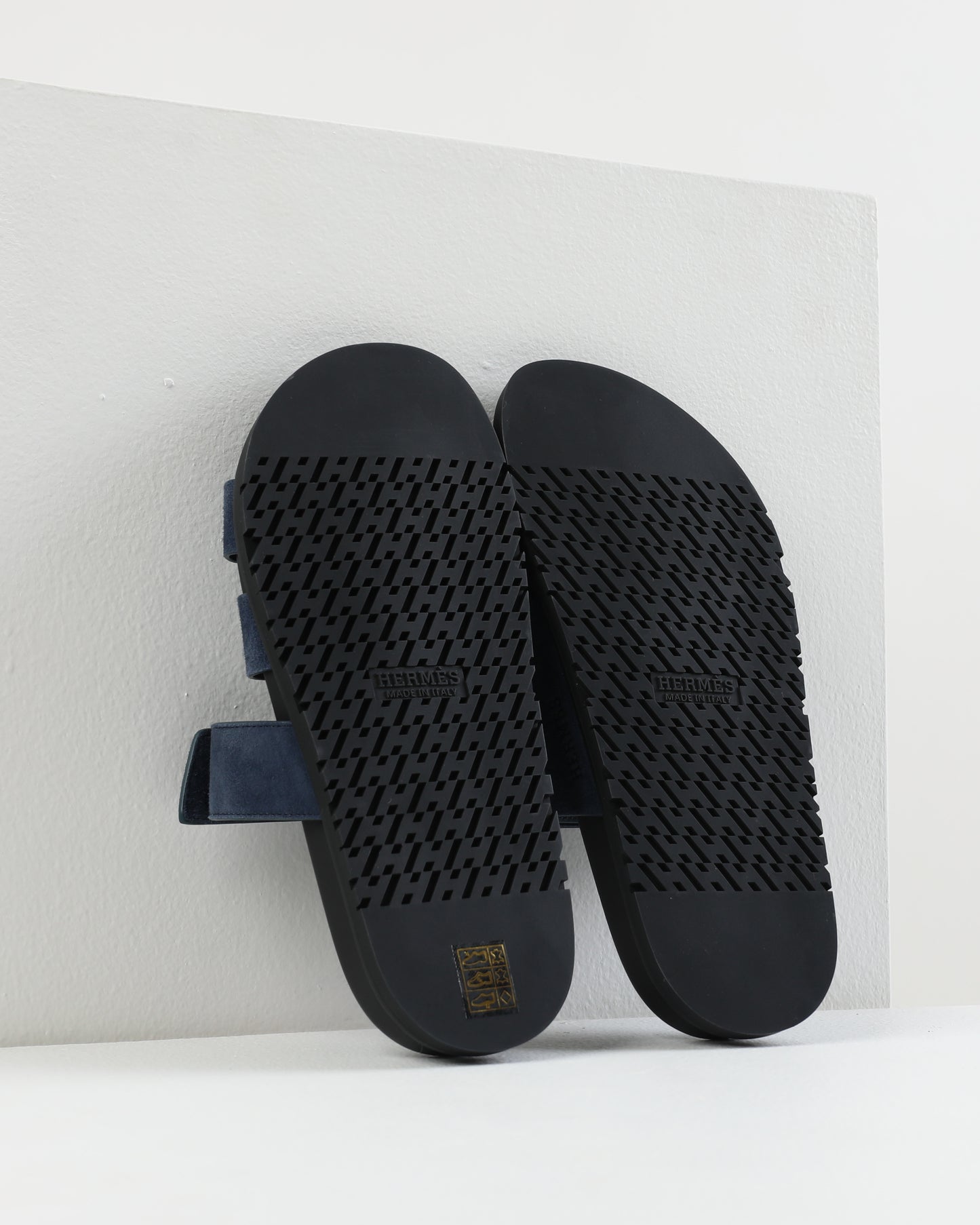 Chypre Sandal in Bleu Celeste Suede Leather