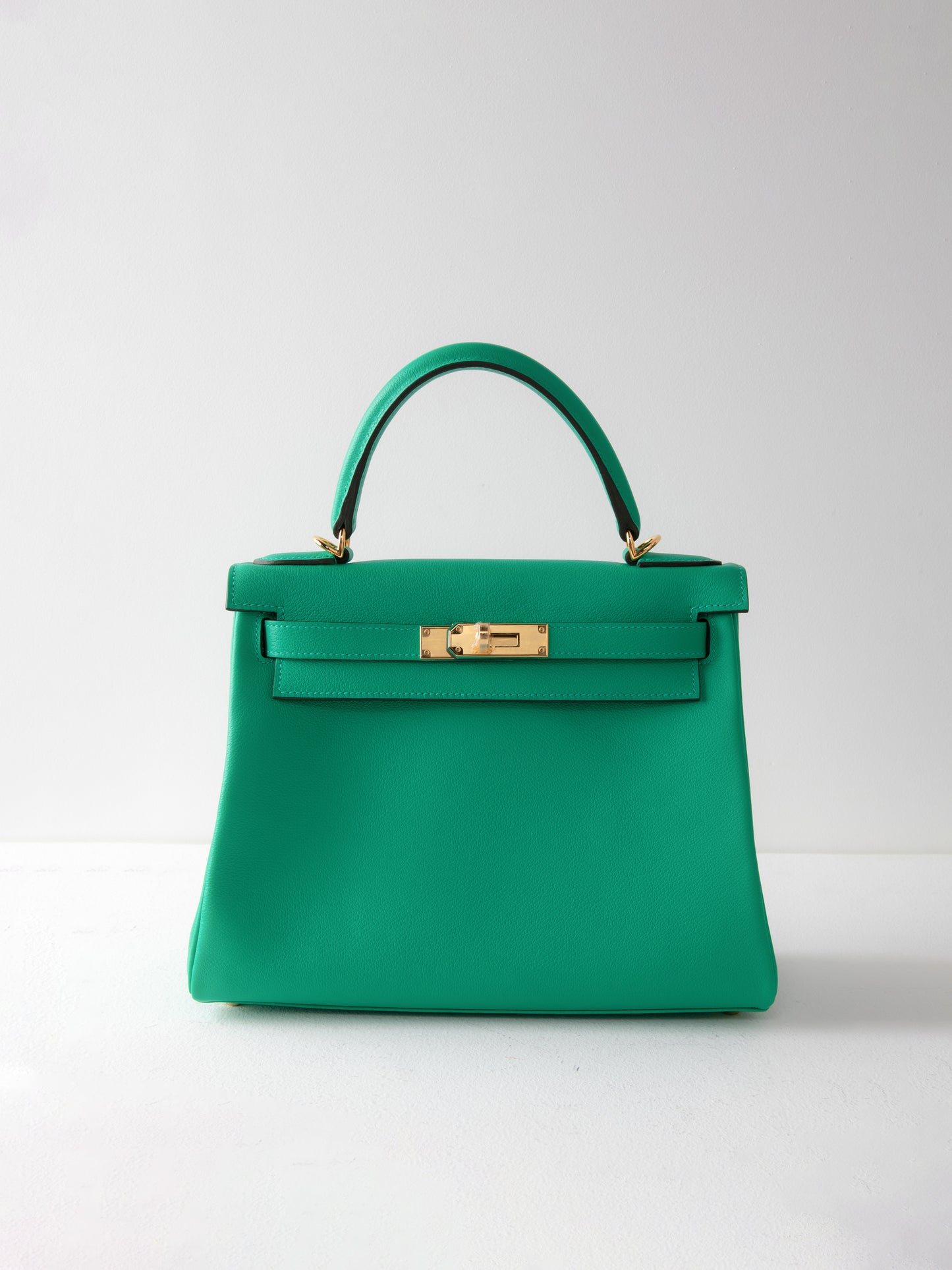 Kelly 28 Mint Evercolor with Gold Hardware