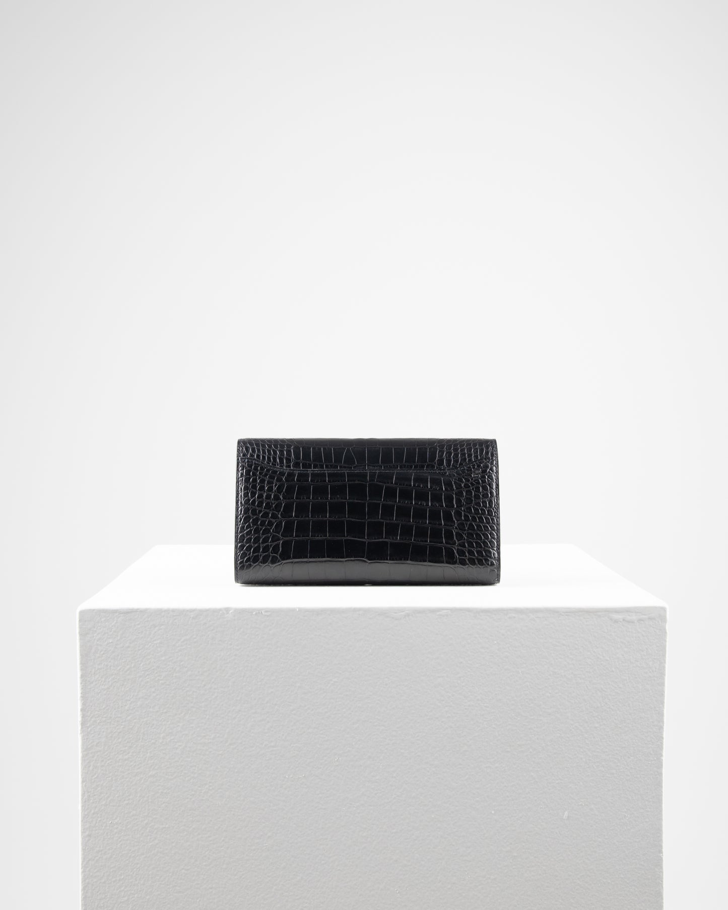 Constance To Go Black Matte Alligator with Gold Hardware