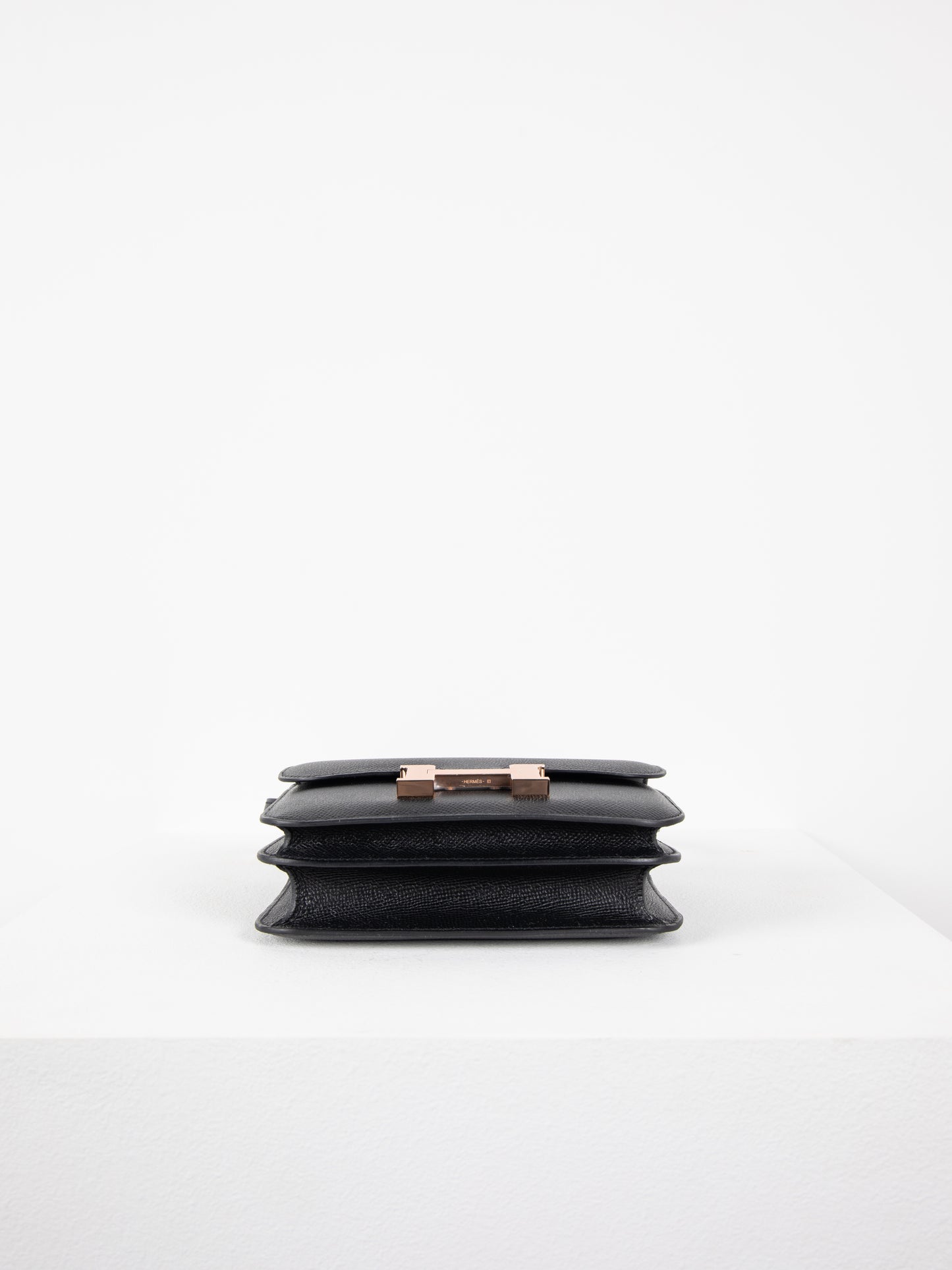 Constance 18 in Black with Rose Gold Hardware