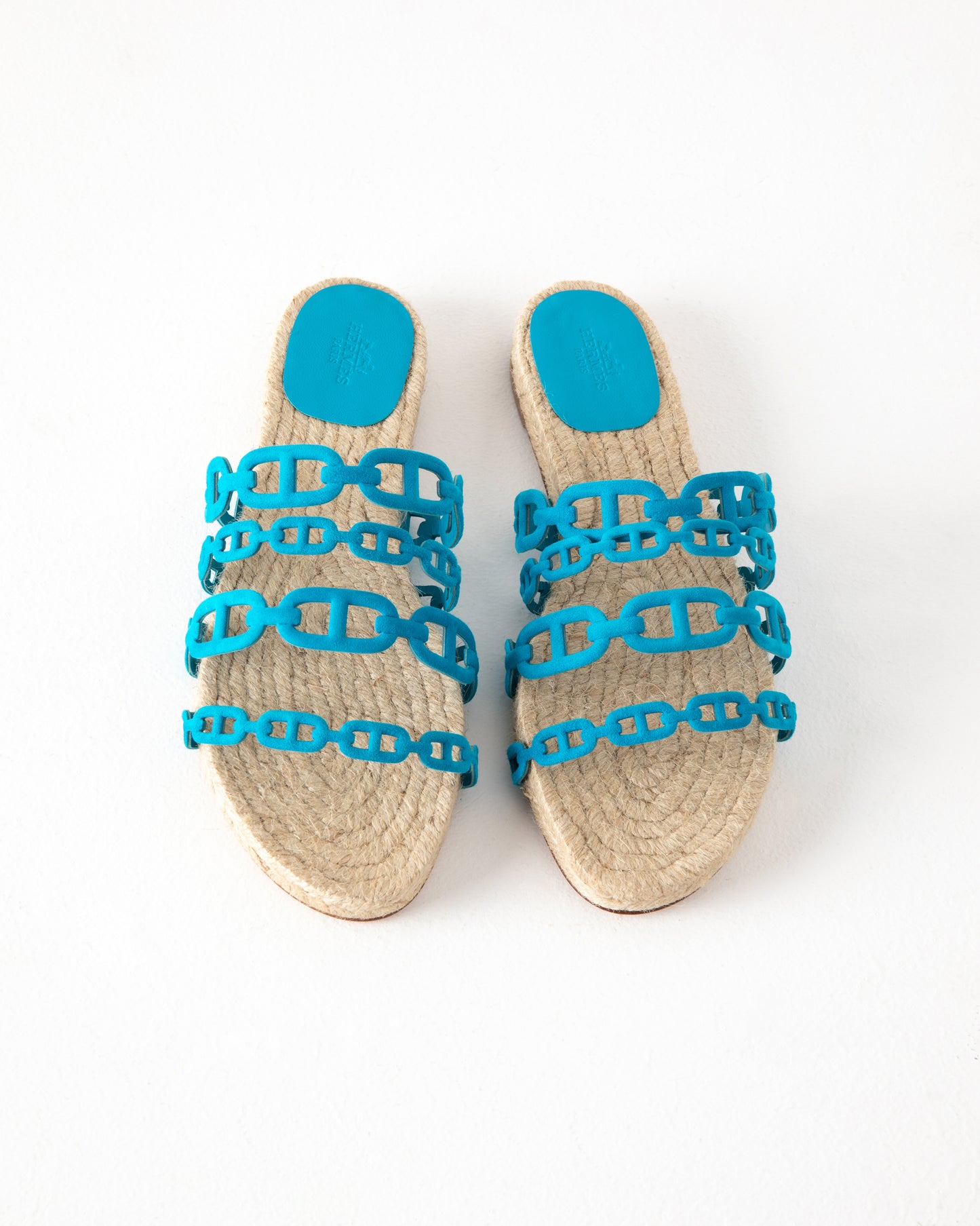 Suede Goatskin Ancone Espadrille Sandals