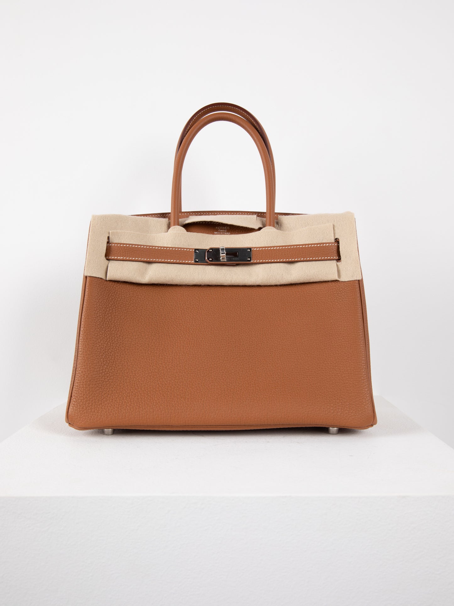 3 in 1 Birkin 30 in Gold with Palladium Hardware