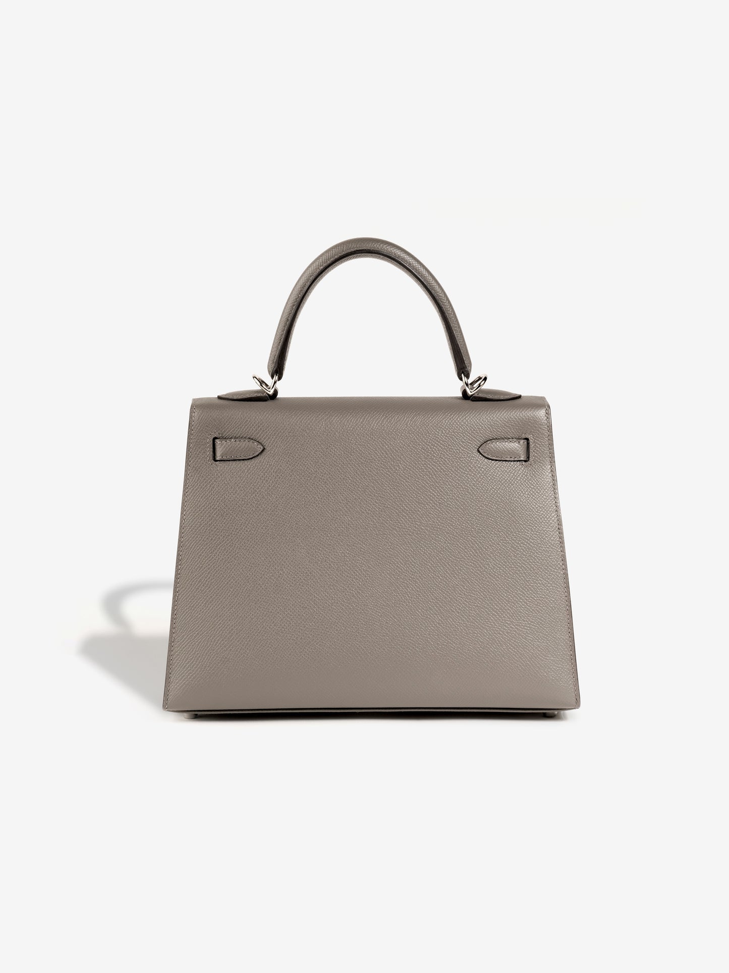 Kelly 25 Gris Meyer with Palladium Hardware