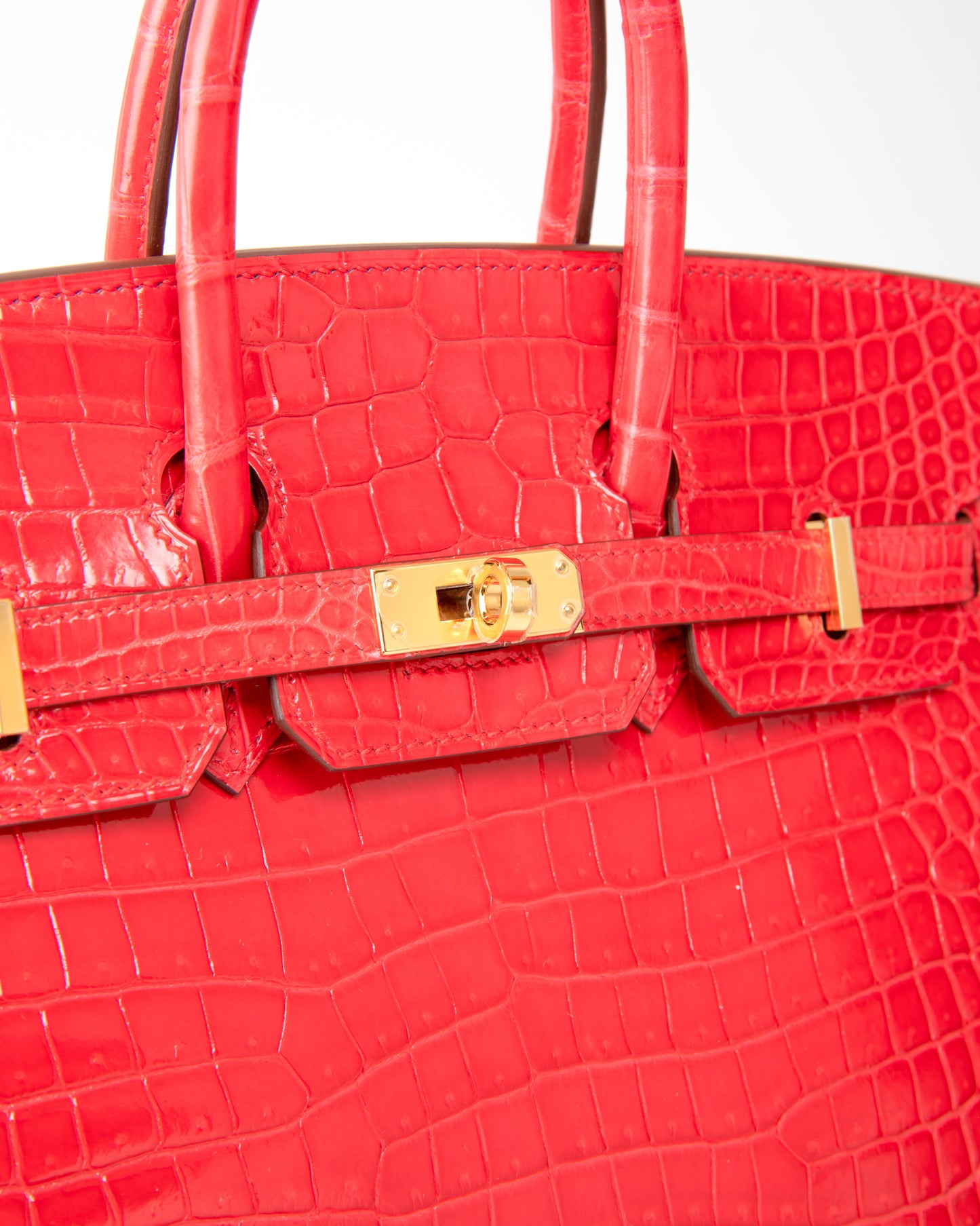 Birkin 25 Sellier Rouge De Coeur with Gold Hardware