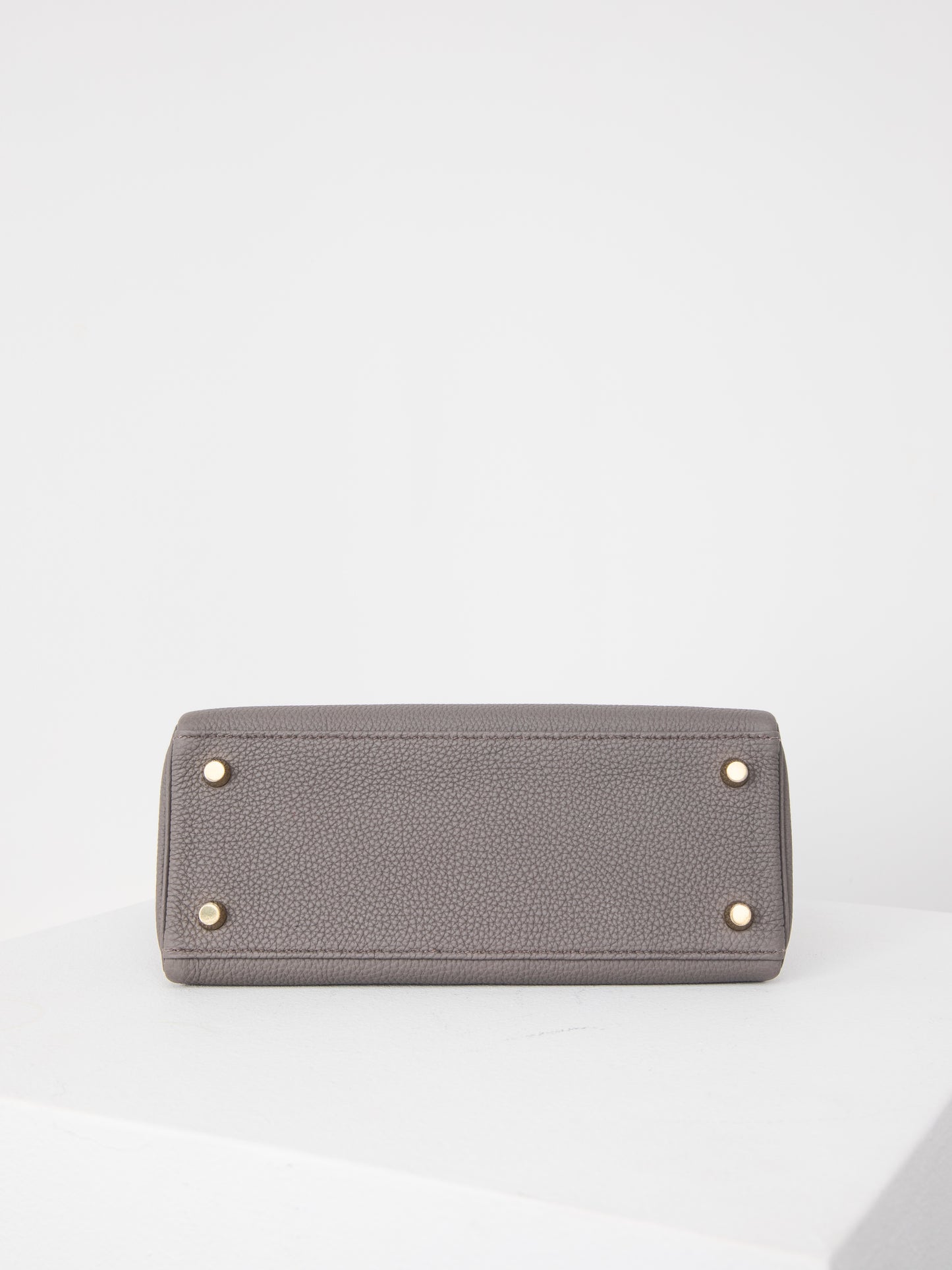 Kelly 25 Etain in Togo Leather with Gold Hardware