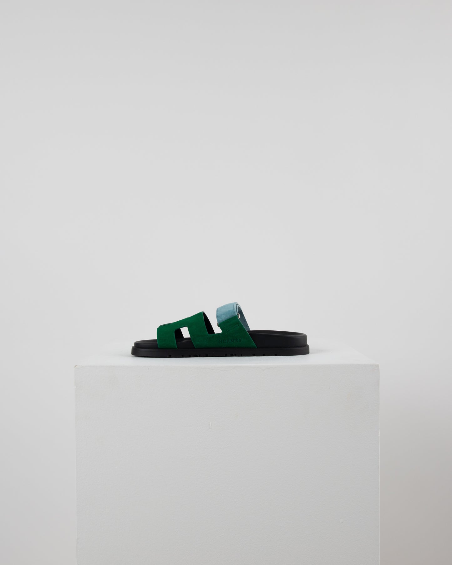 Chypre Sandal in Vert Cactus / Vert d'eau