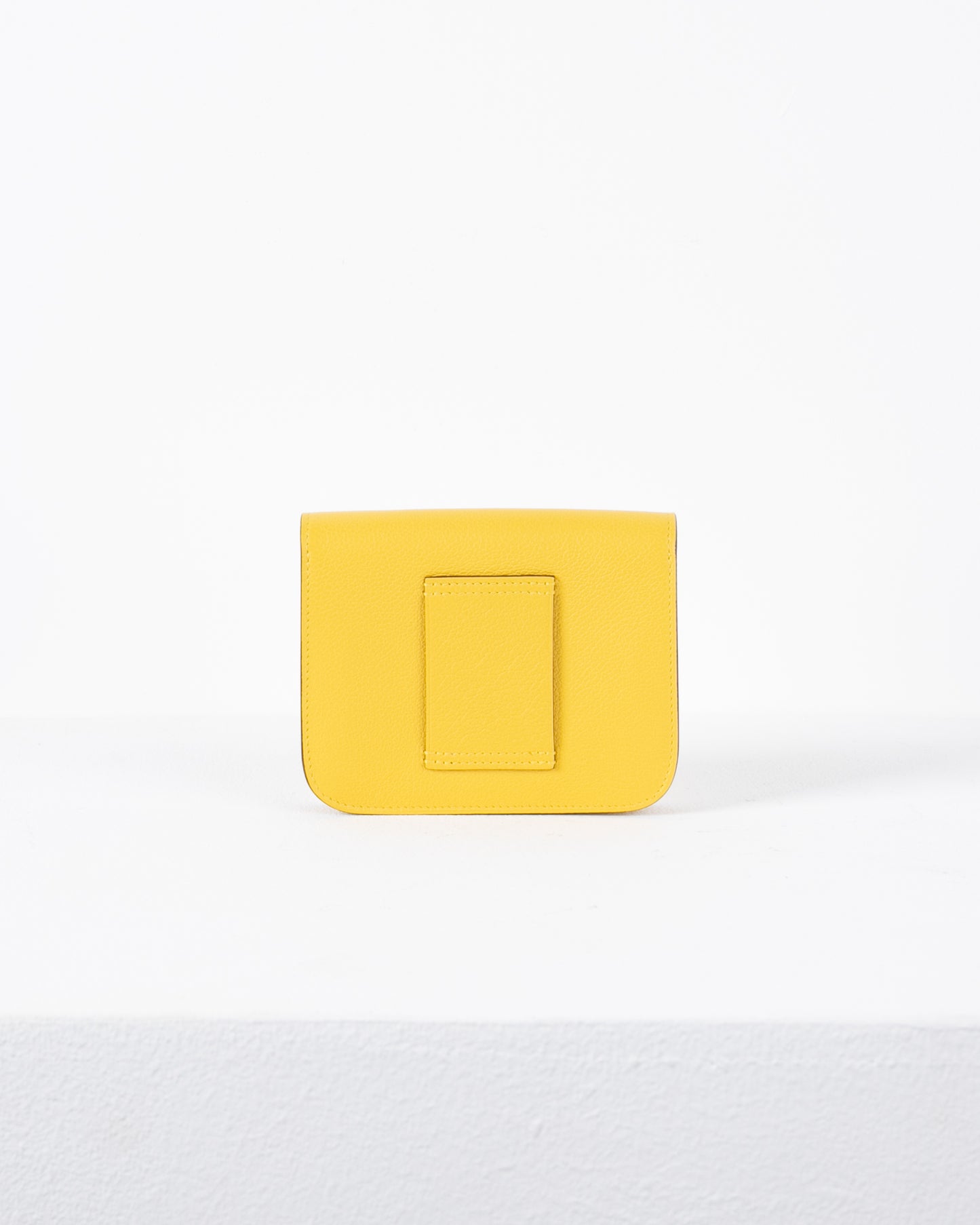 Constance Slim Compact in Jaune De Naples Evercolor with Palladium Hardware