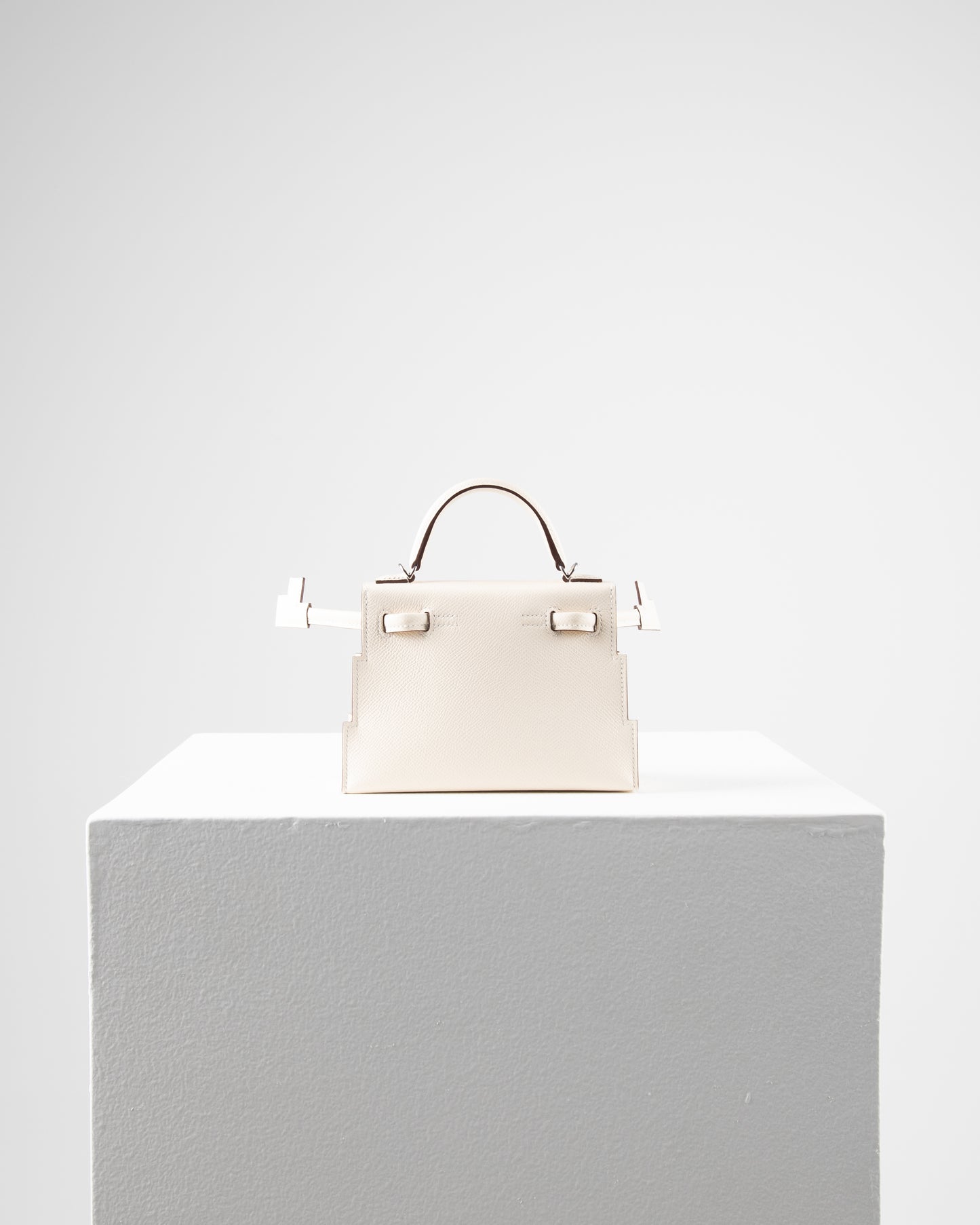 Kelly Doll "Quelle Idolle" Picto Nata in Epsom Leather with Palladium Hardware