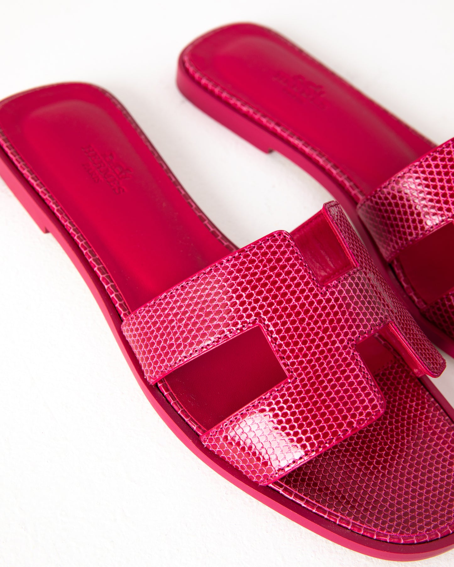 Oran Sandal in Pink Lizard