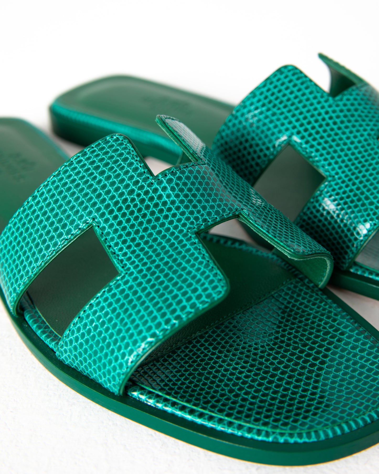 Oran Sandal Green Lizard