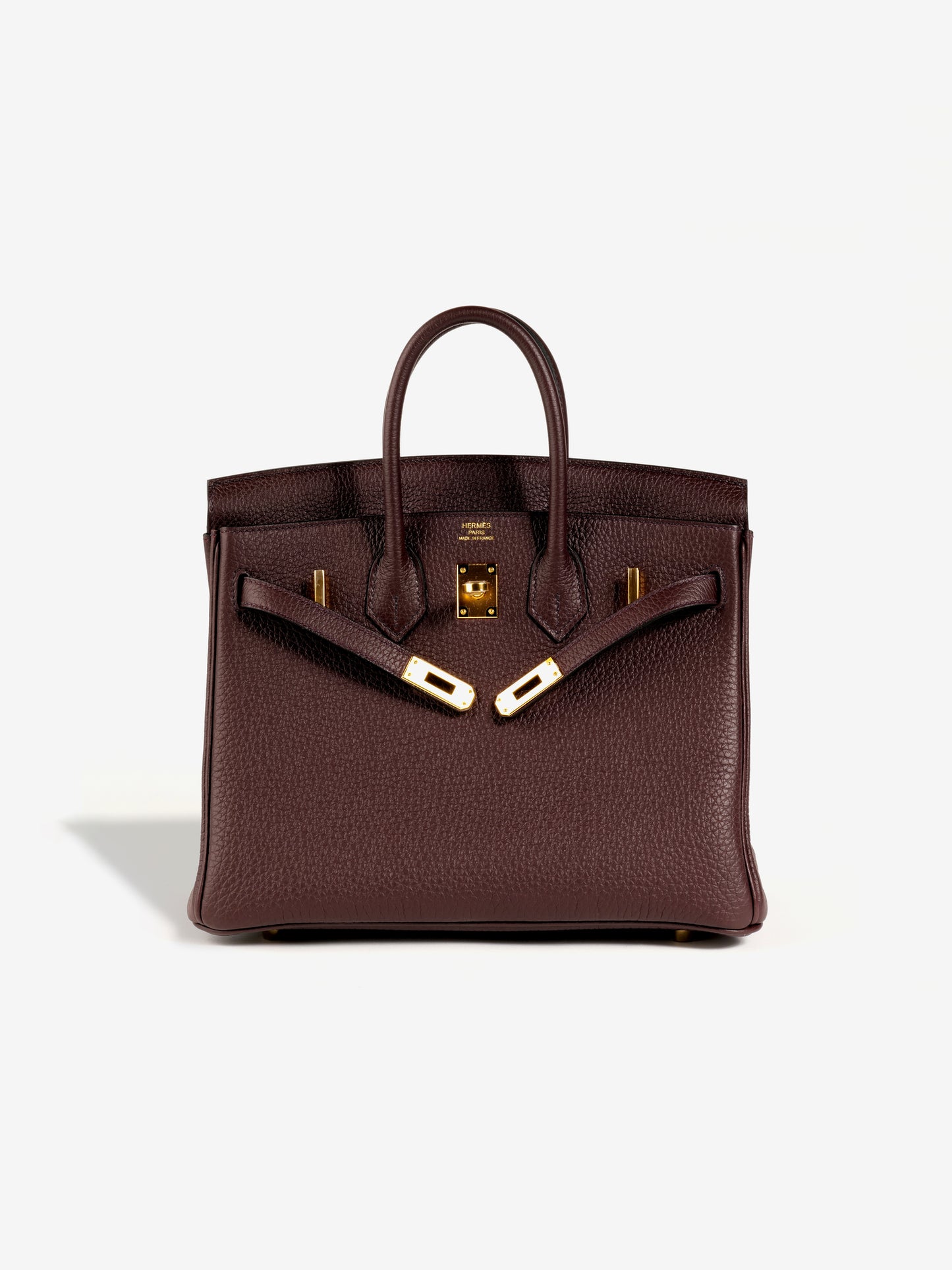 Birkin 25 Rouge Sellier with Gold Hardware