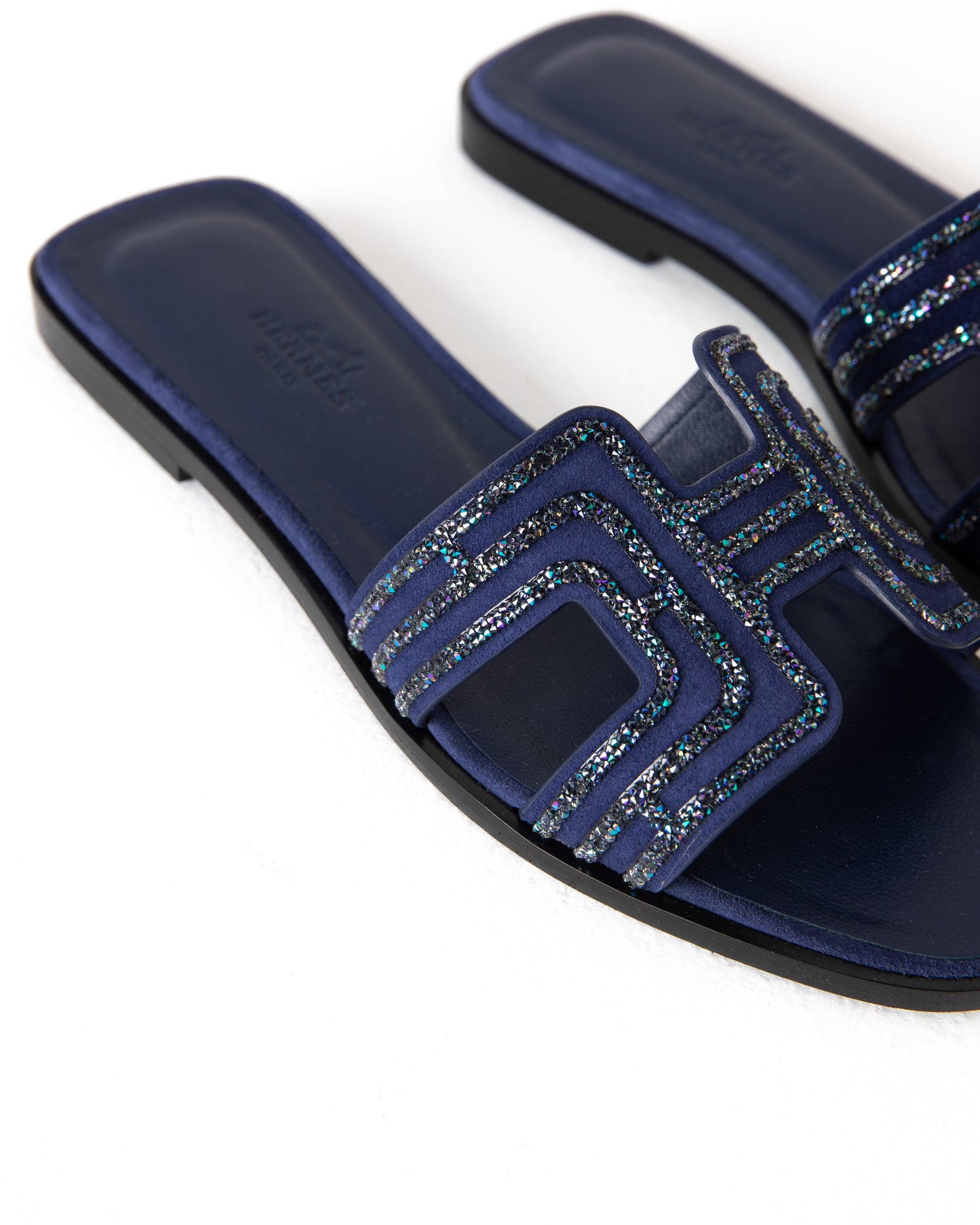 Oran Sandal in Bleu De Prusse