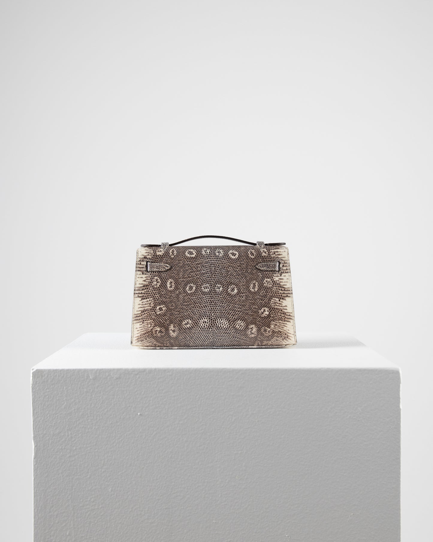 Kelly Pochette in Ombre Lizard with Gold Hardware