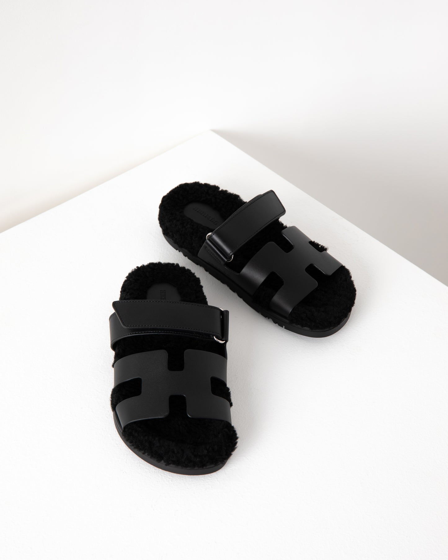 Chypre Sandal with Fur Shearling Soles