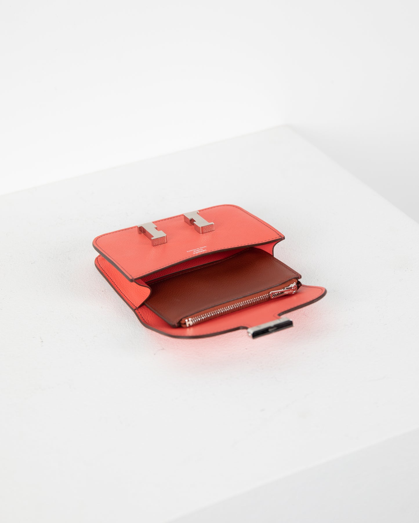 Constance Slim Compact Rose Texas / Sienne with Palladium Hardware