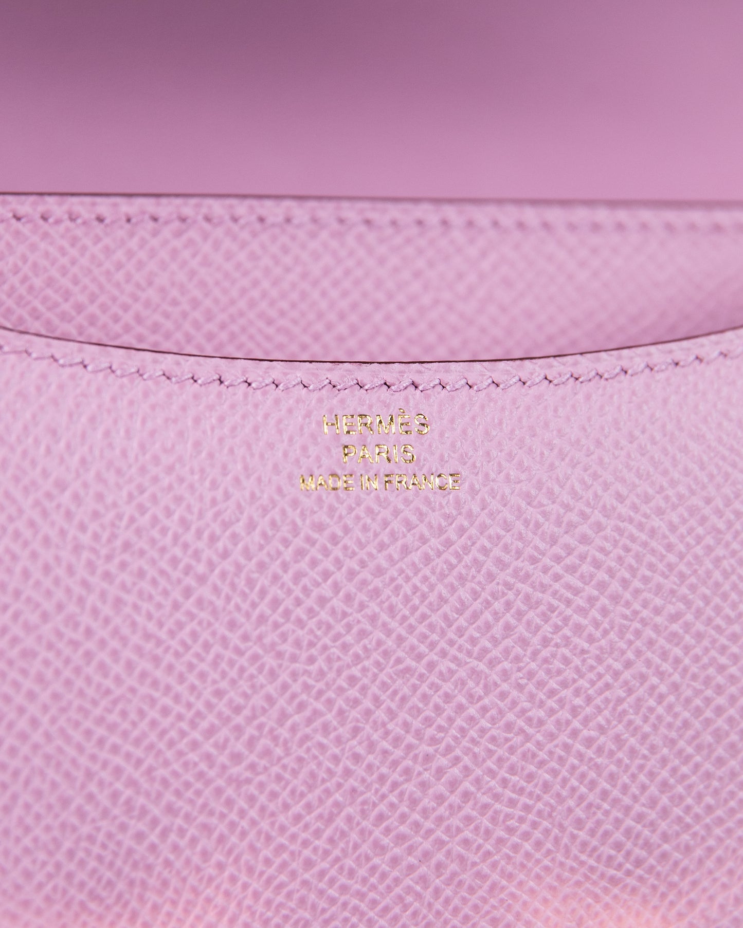 Constance 18 Mauve Sylvestre in Epsom Leather with Rose Gold Hardware
