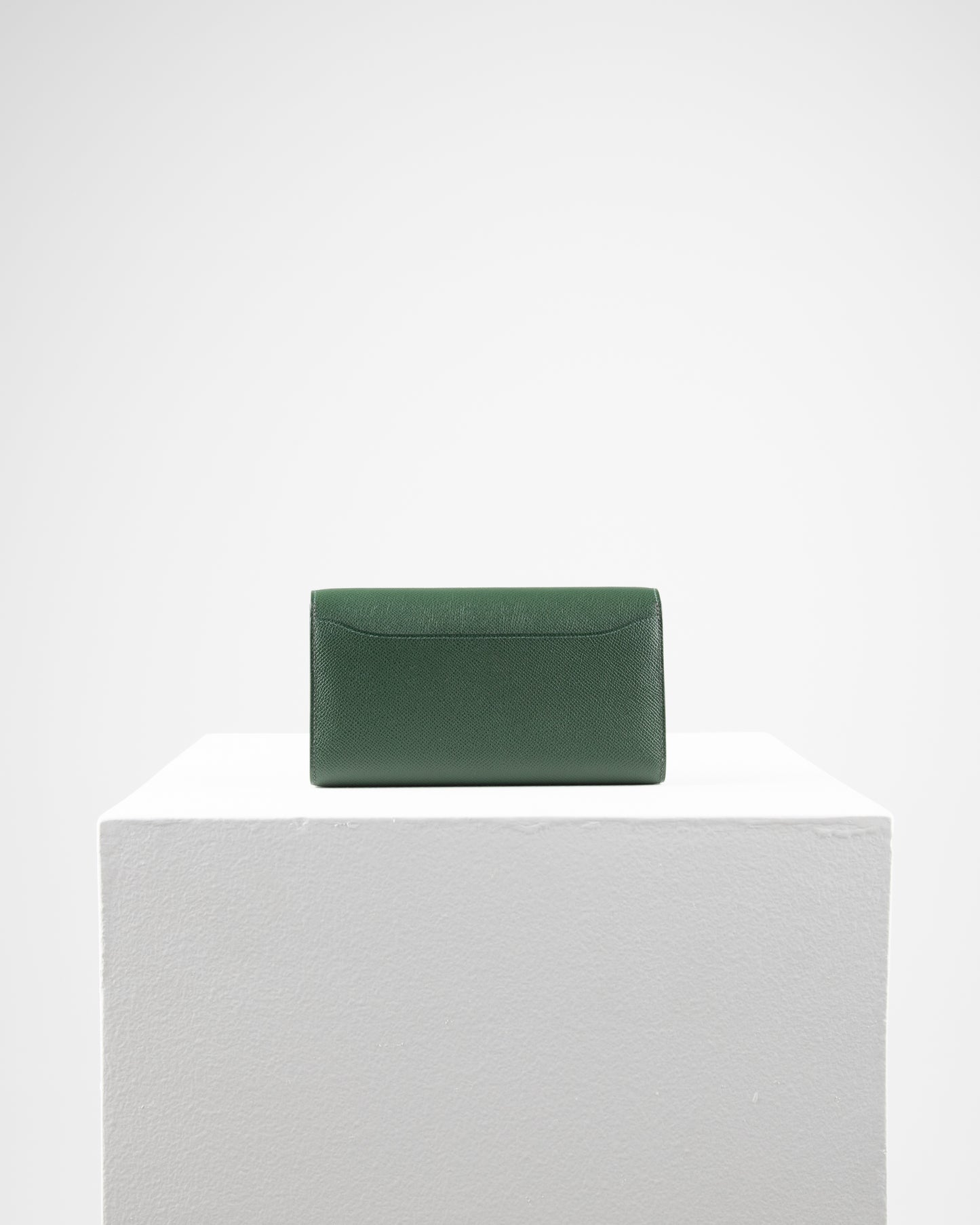 Constance To Go Vert Anglais in Epsom Leather with Palladium Hardware