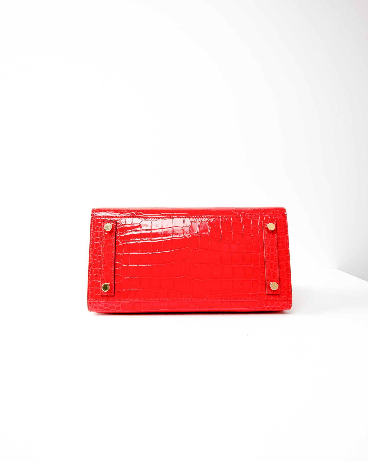 Birkin 25 Sellier Rouge De Coeur with Gold Hardware