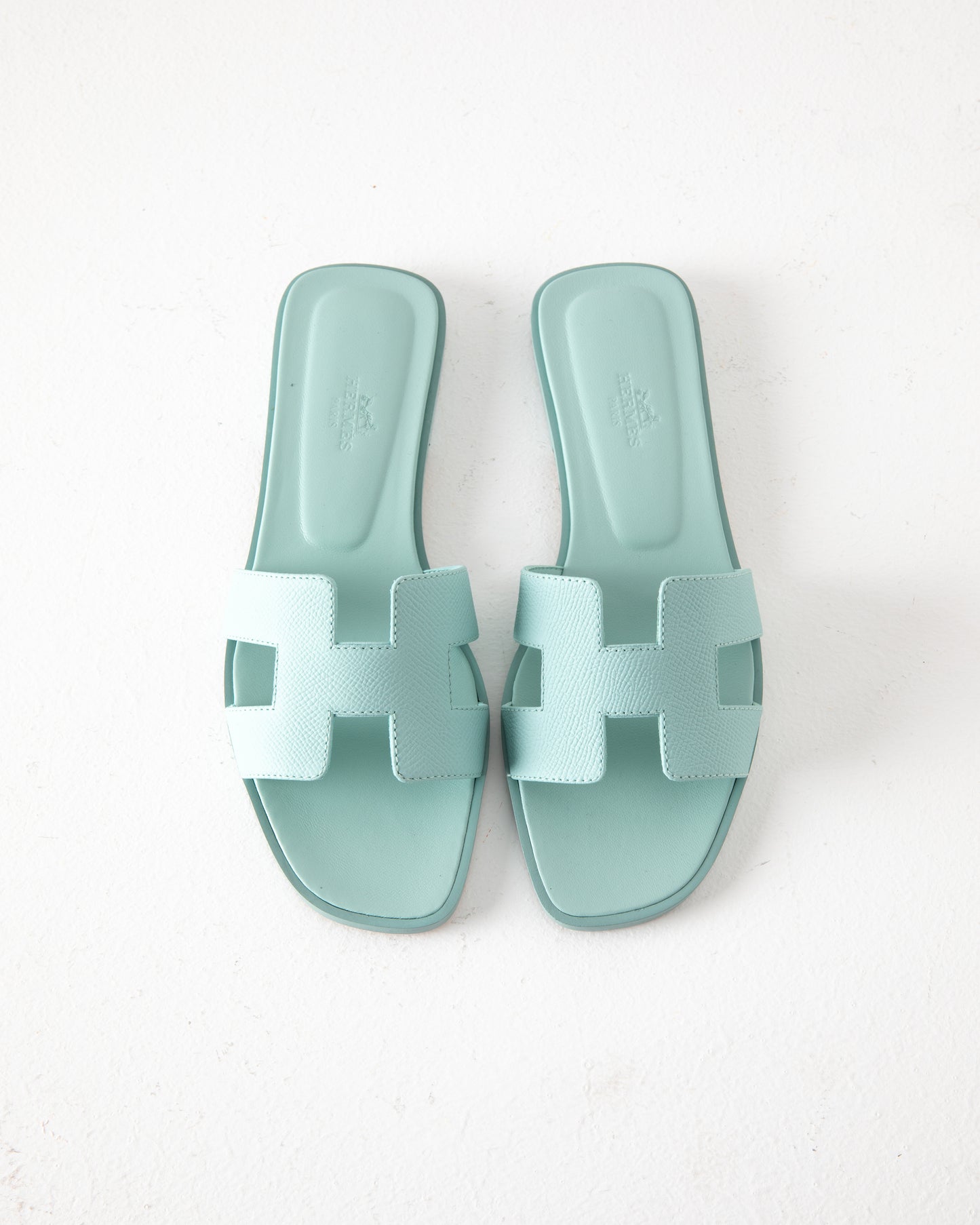 Oran Sandal in Epsom Light Blue