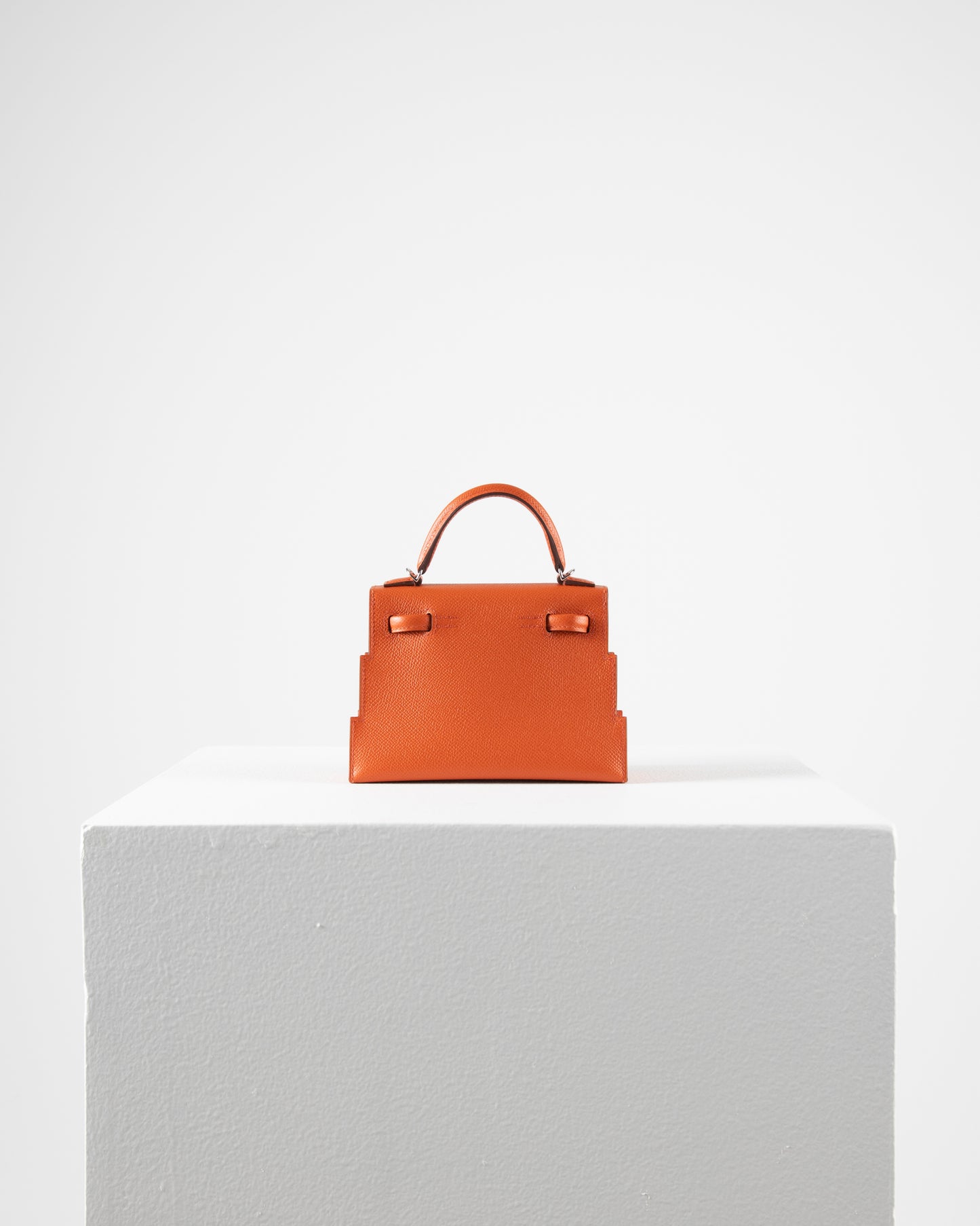 Kelly Doll Quelle Idole Picto Terre Battue Epsom with Palladium Hardware