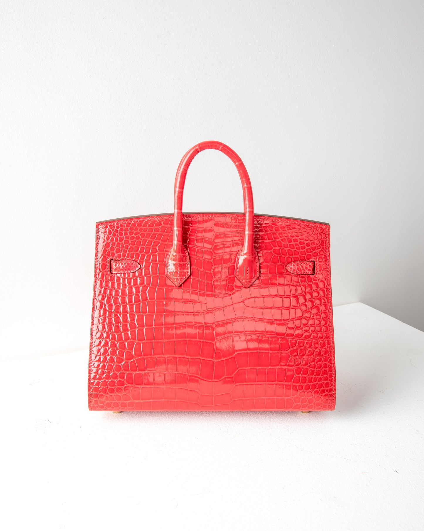 Birkin 25 Sellier Rouge De Coeur with Gold Hardware