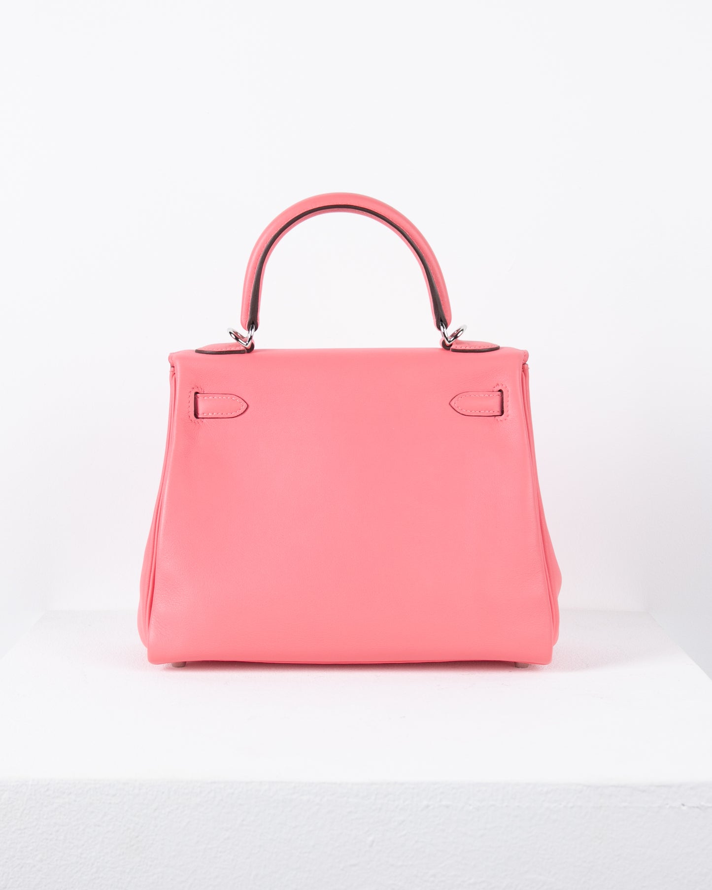 Kelly 25 in Rose Azalee Swift with Palladium Hardware