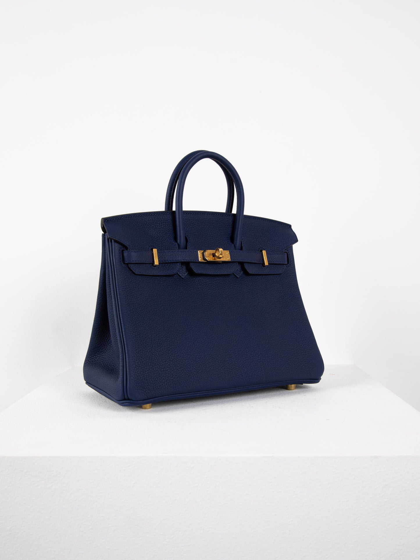 Birkin 25 in Bleu Saphir Togo with Gold Hardware