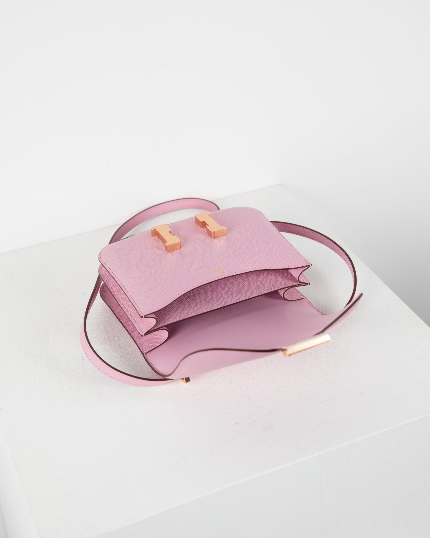 Constance 18 Mauve Sylvestre in Epsom Leather with Rose Gold Hardware