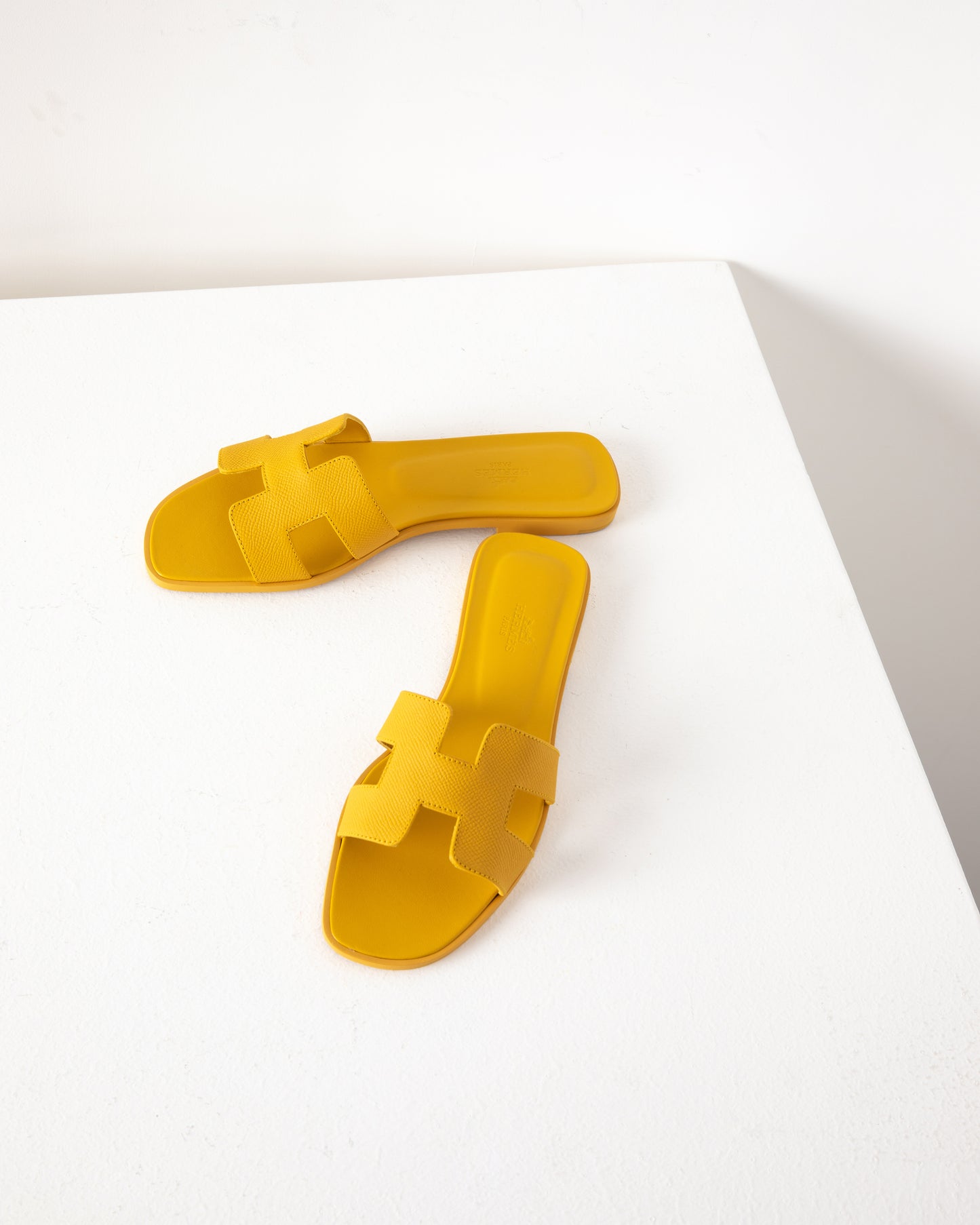 Oran Sandal in Epsom Mustard