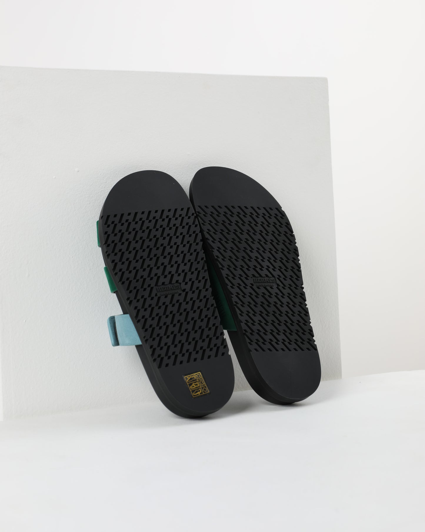 Chypre Sandal in Vert Cactus / Vert d'eau