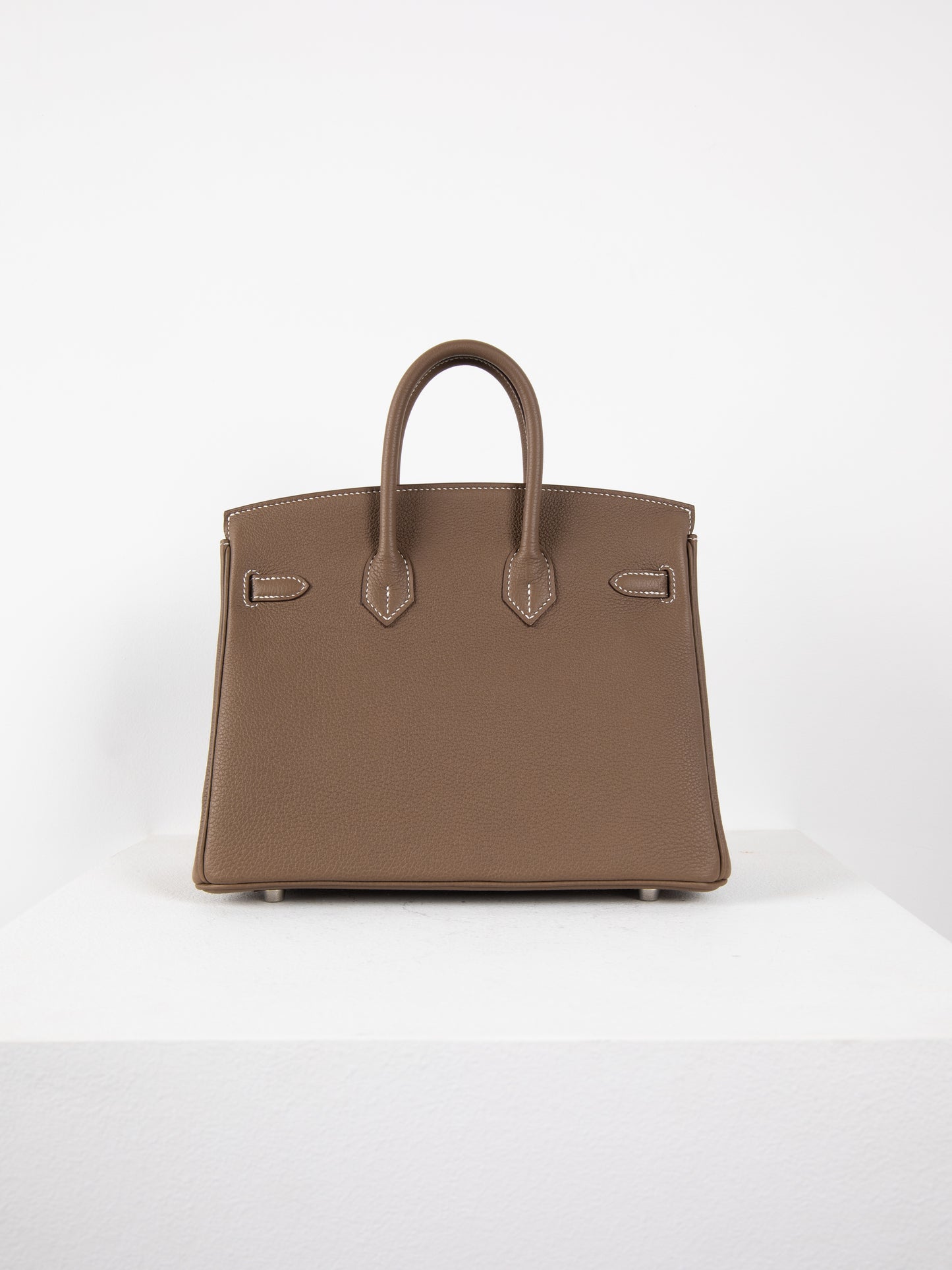 Birkin 25 in Etoupe Togo with Palladium Hardware