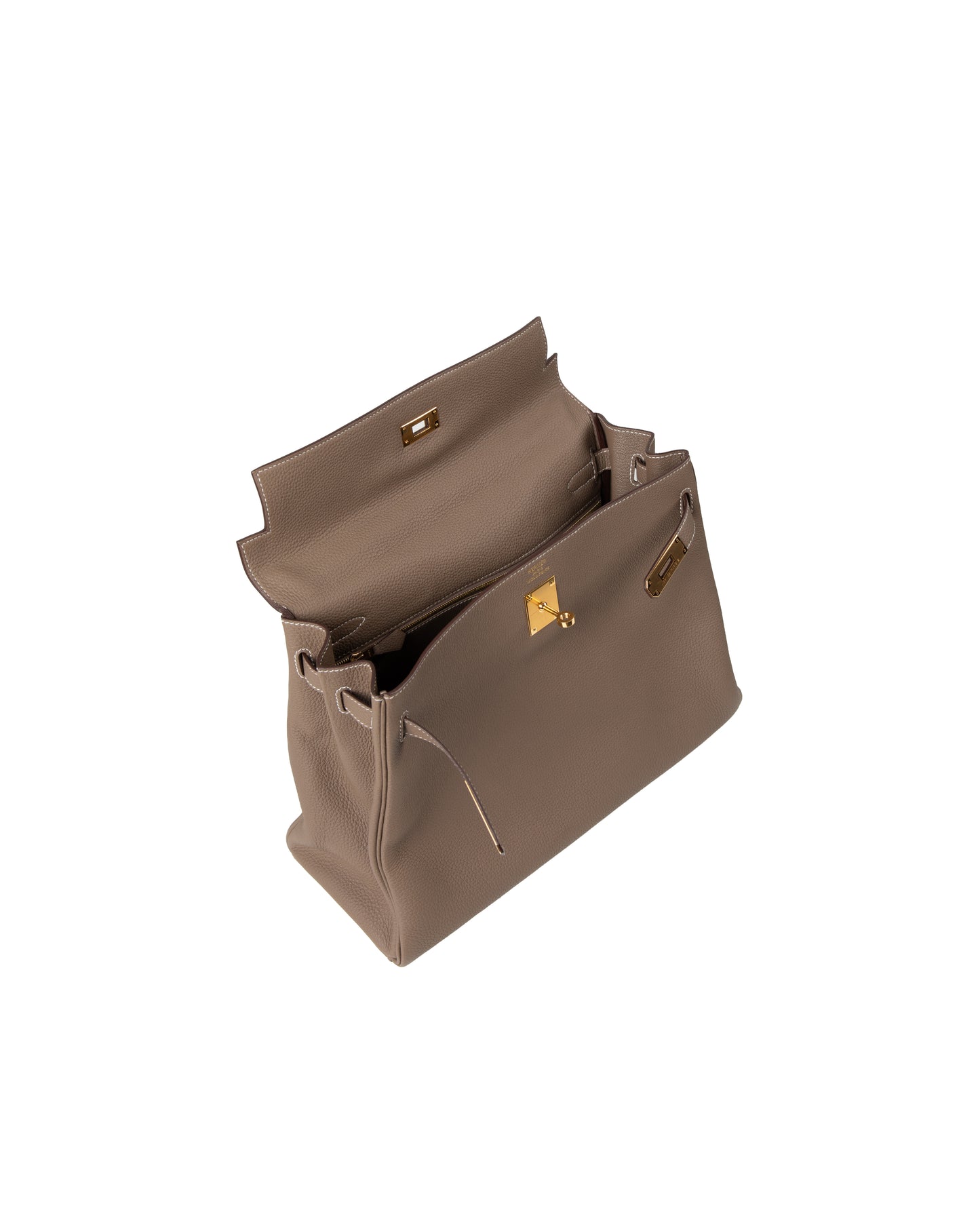 Kelly 35 Etoupe in Togo Leather with Gold Hardware
