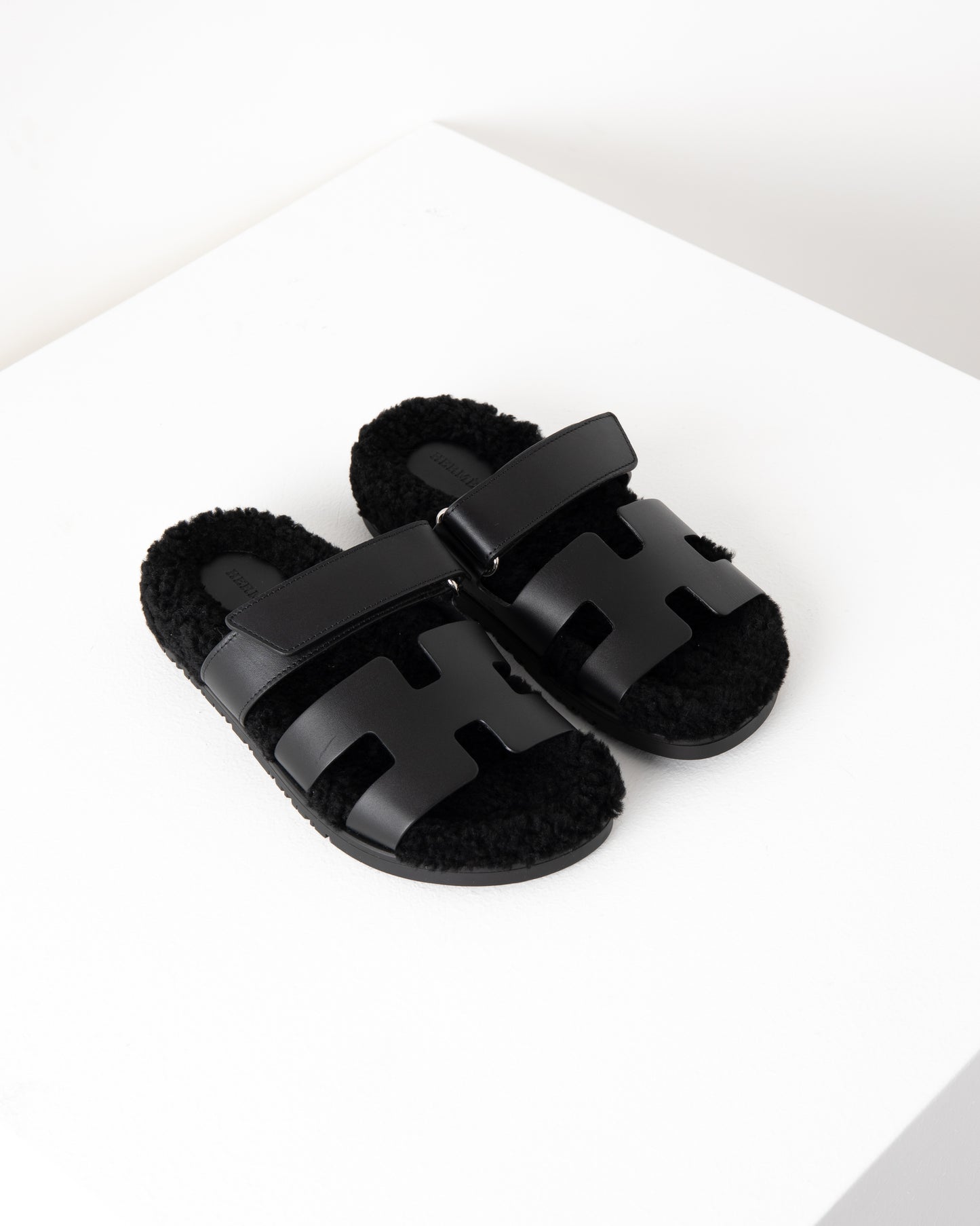 Chypre Sandal with Fur Shearling Soles