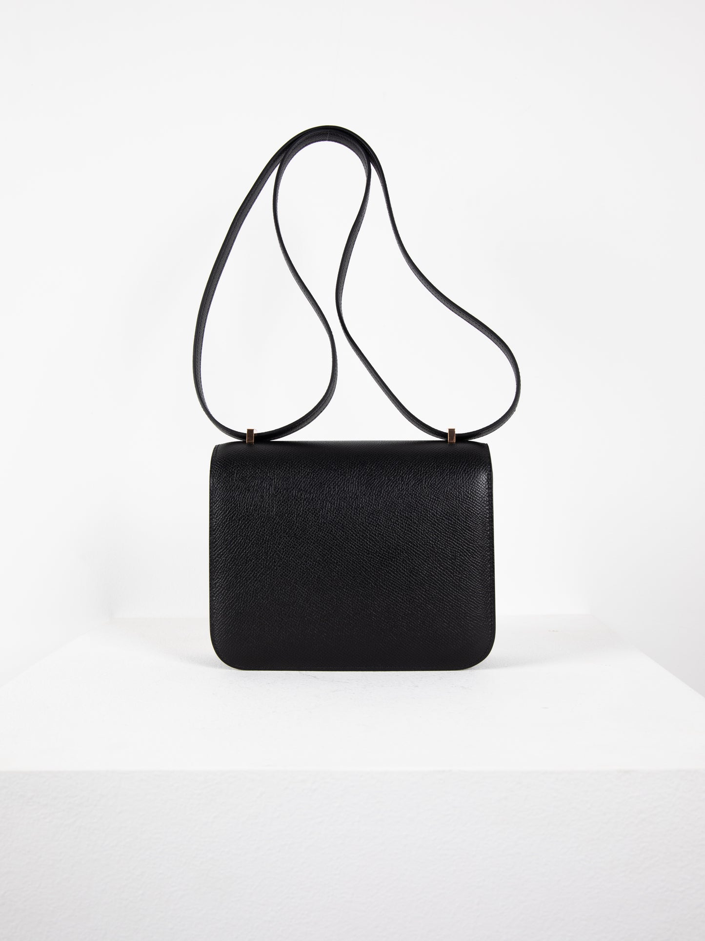Constance 18 in Black with Rose Gold Hardware