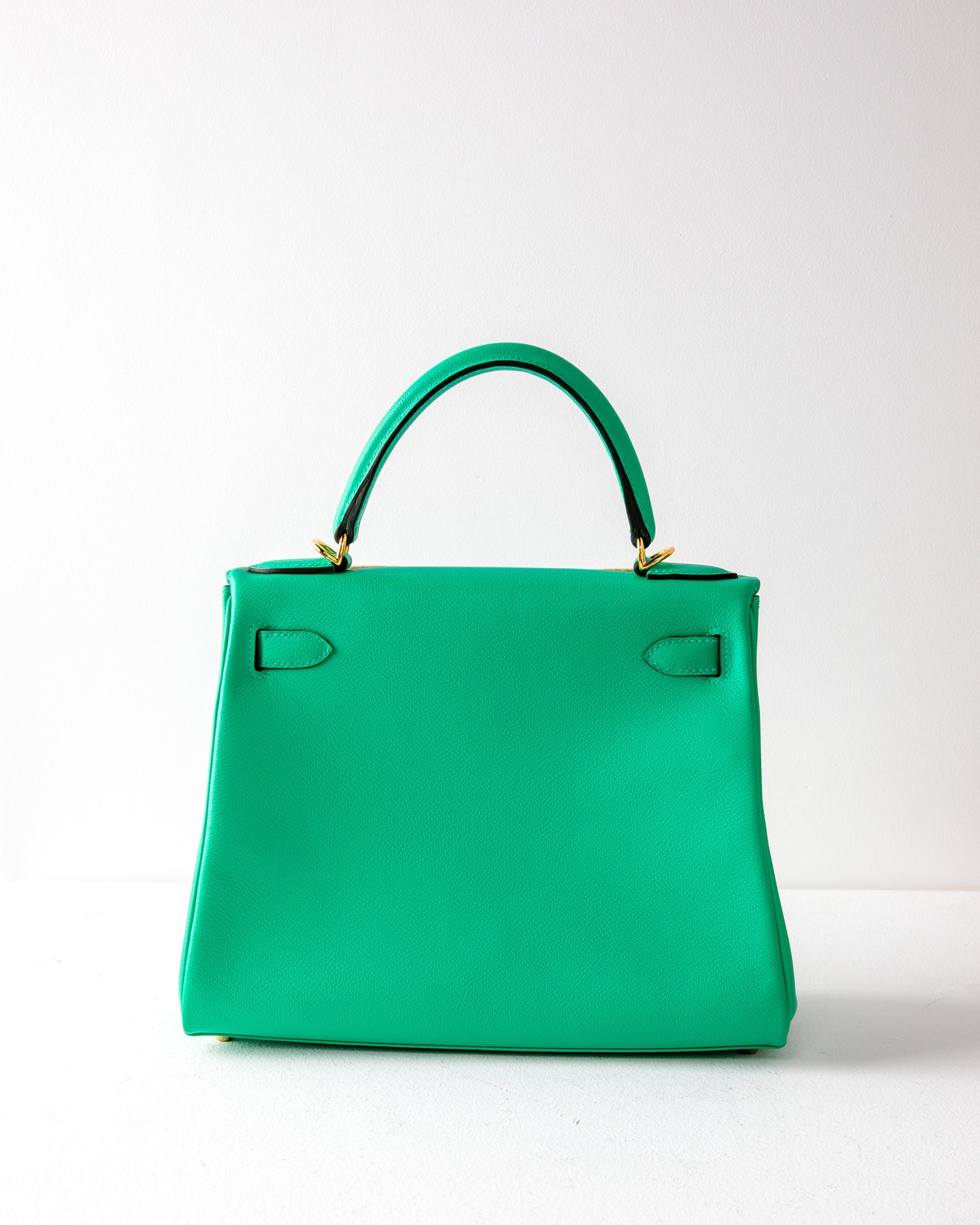 Kelly 28 Mint Evercolor with Gold Hardware