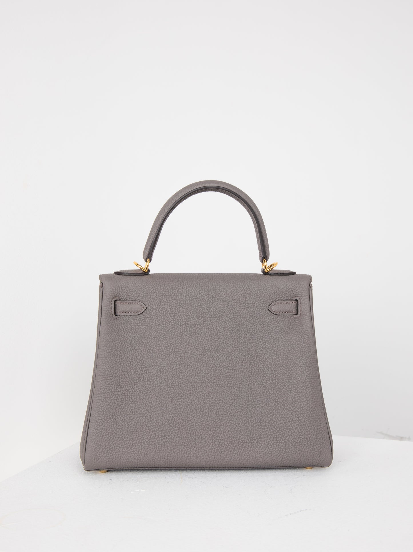 Kelly 25 Etain in Togo Leather with Gold Hardware