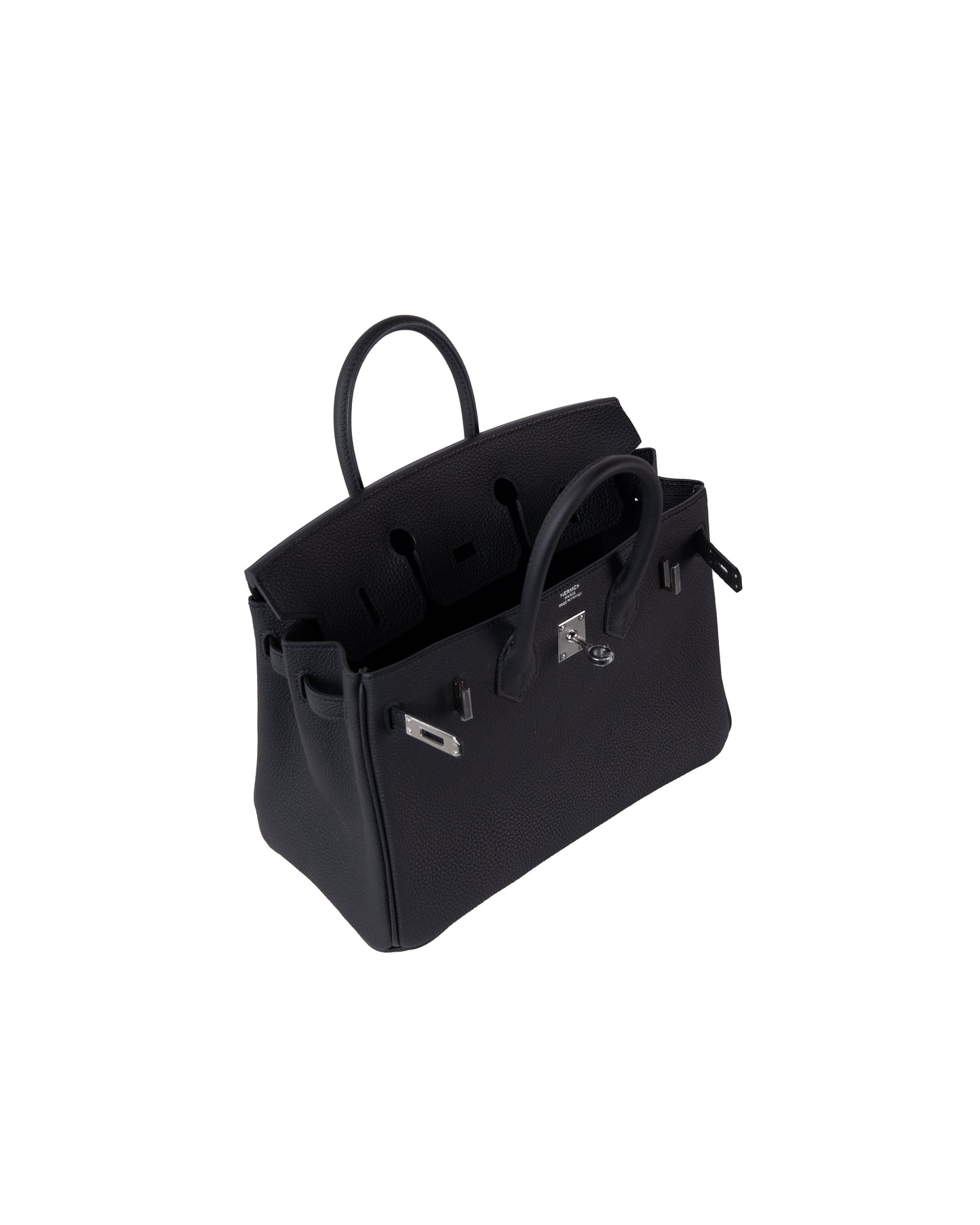Birkin 25 in Black Togo Leather with Palladium Hardware