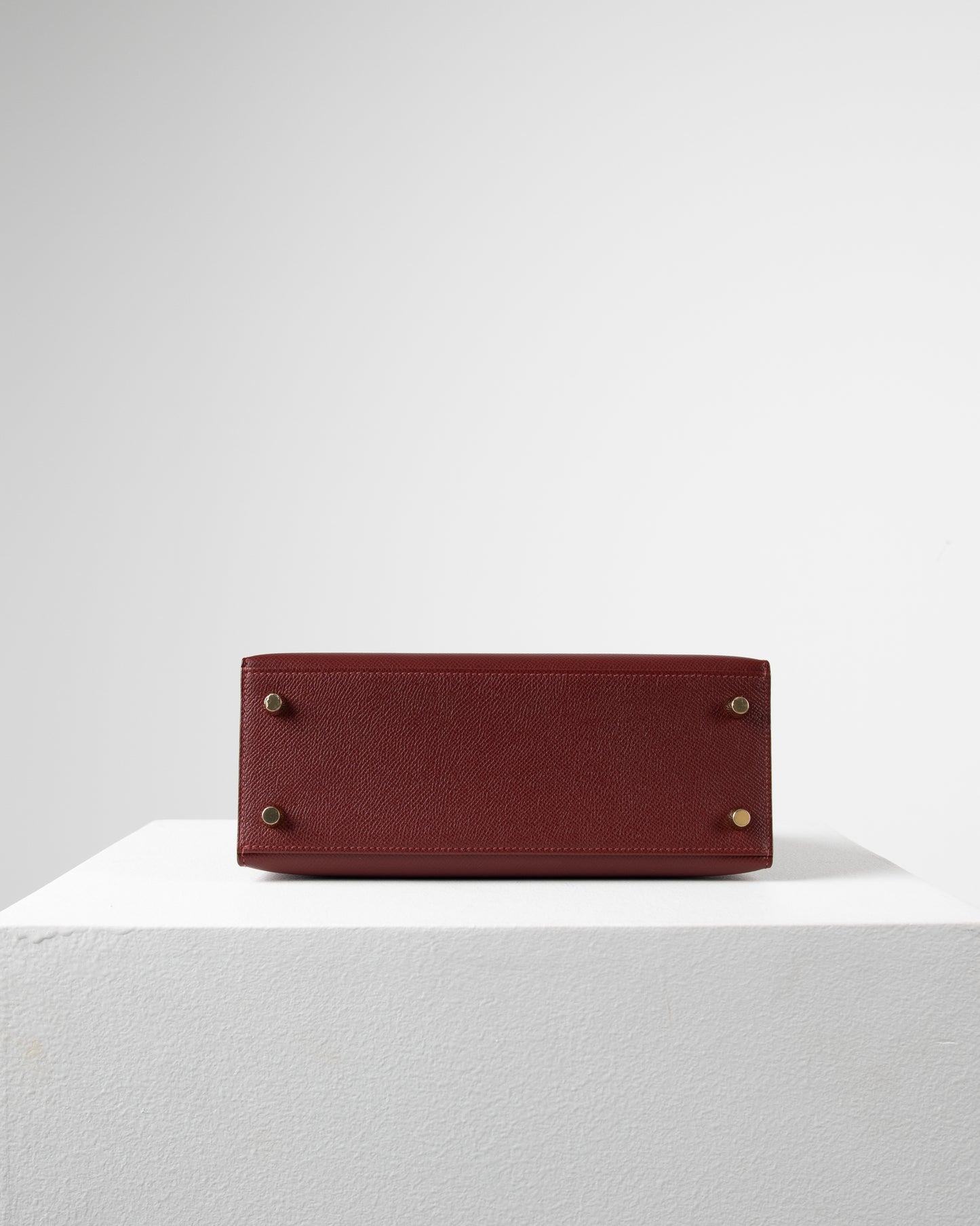 Kelly 25 Rouge Sellier in Epsom Leather with Gold Hardware