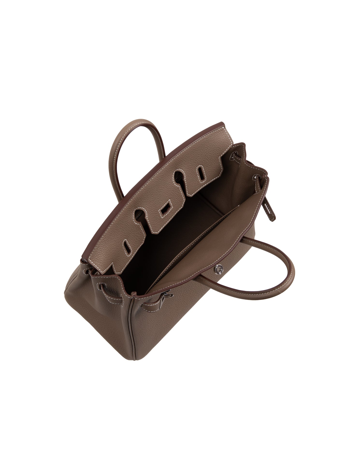 Birkin 25 in Etoupe Togo with Palladium Hardware