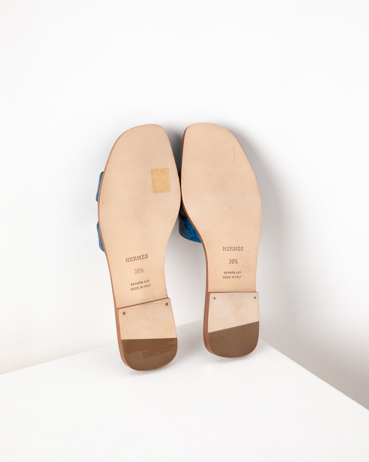 Oran Sandal Blue Crocodile