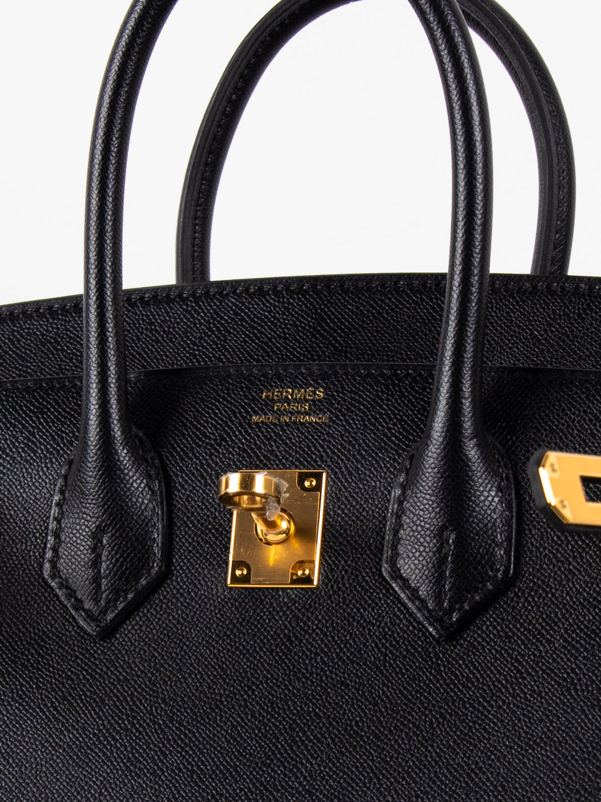 black Birkin 25 gold hardware