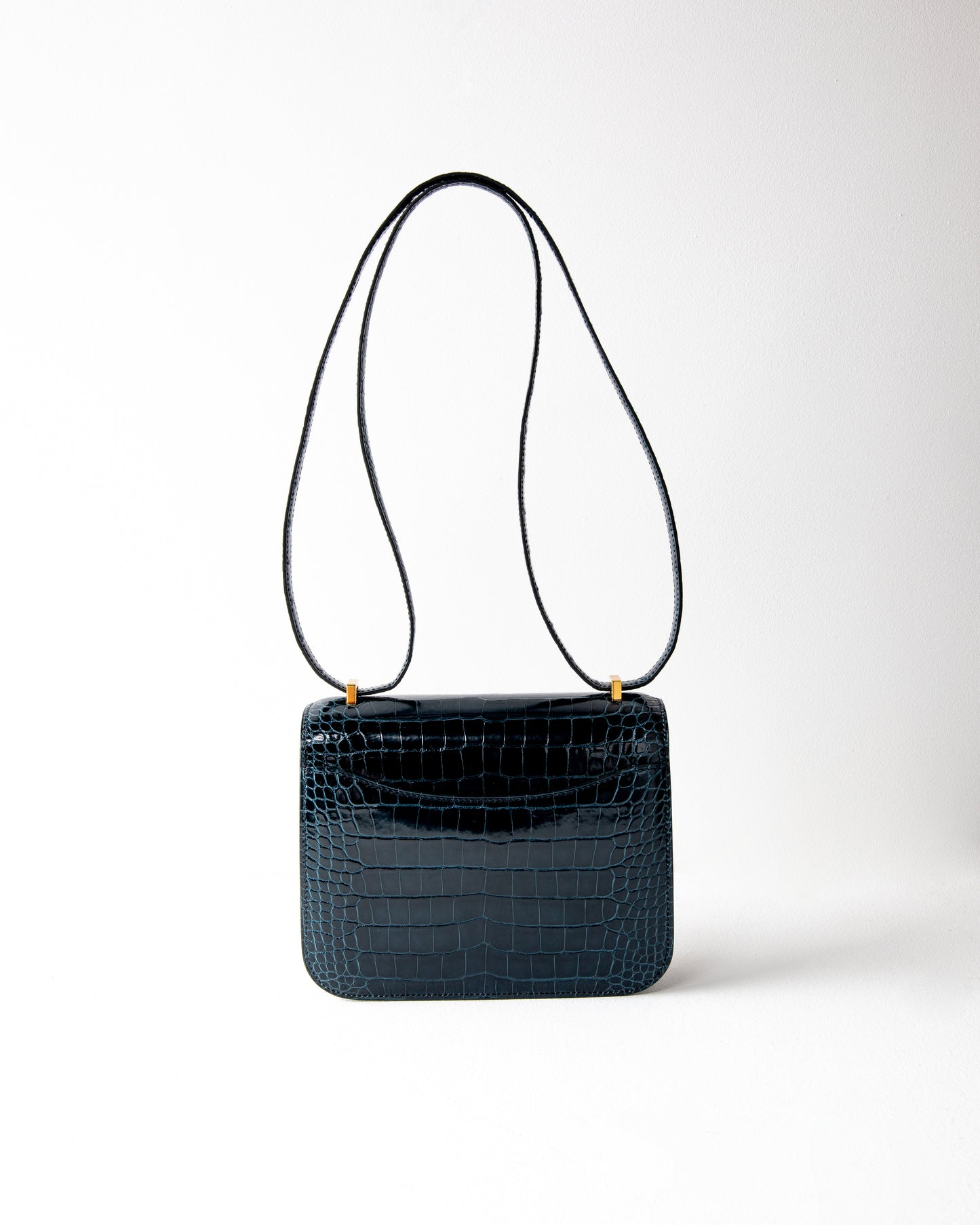 Constance 18 in Alligator Mississipi with Gold Hardware
