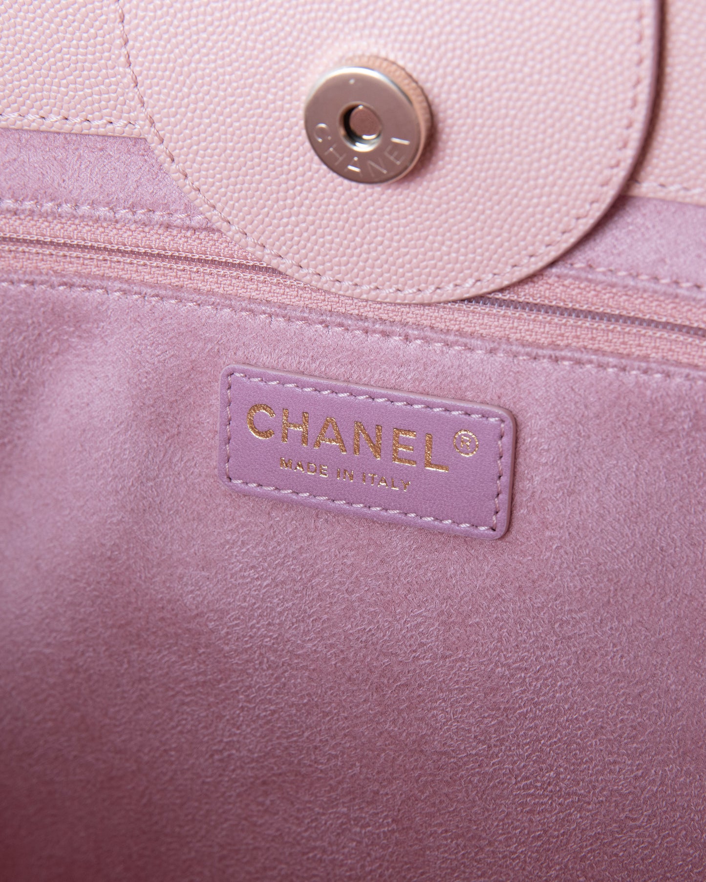 Chanel Deauville Large Pink Tote Bag