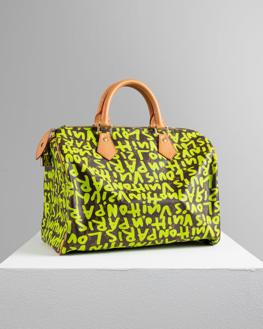 Louis Vuitton x Stephen Sprouse Speedy Monogram Graffiti 30 Brown/Green