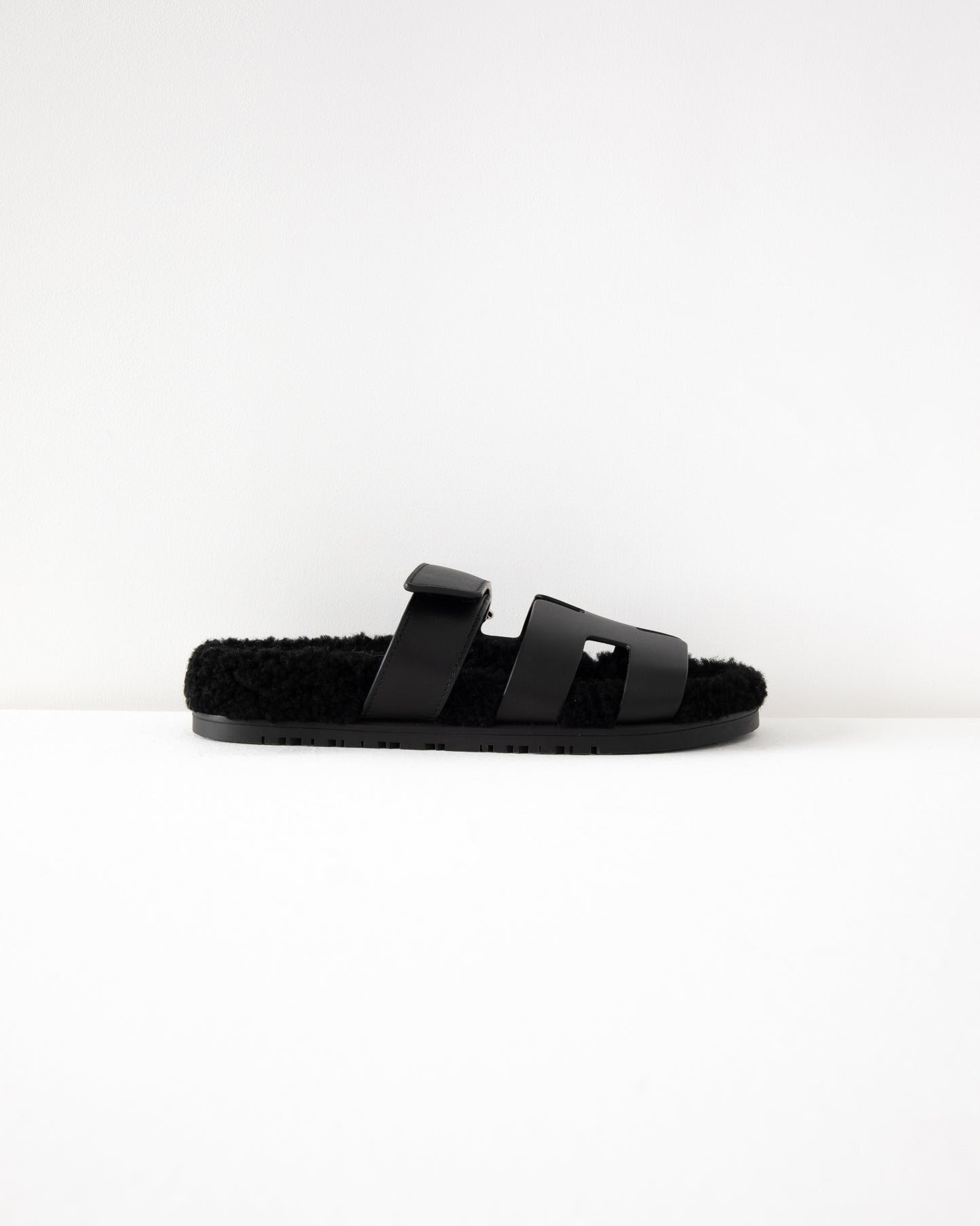 Chypre Sandal with Fur Shearling Soles