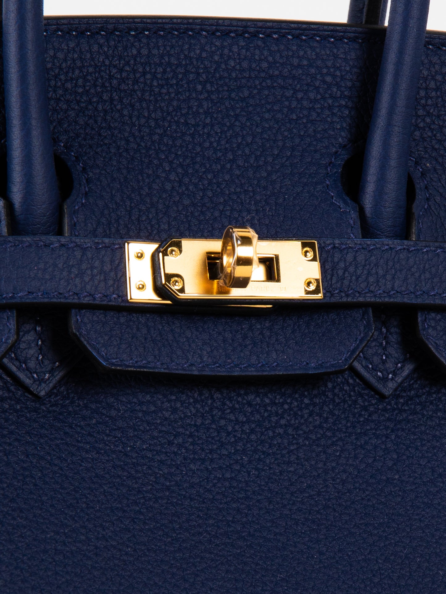 Birkin 25 in Bleu Saphir Togo with Gold Hardware
