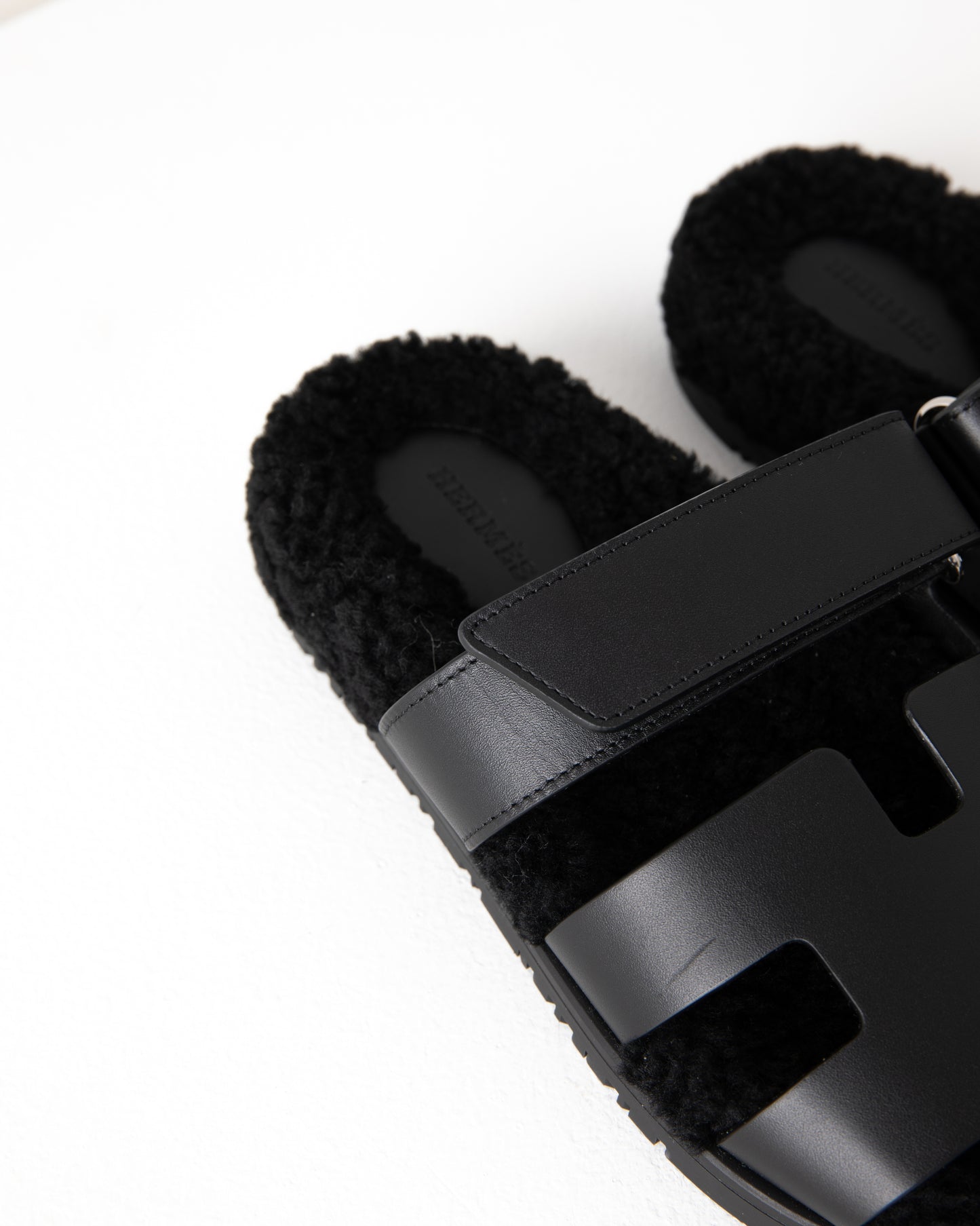 Chypre Sandal with Fur Shearling Soles