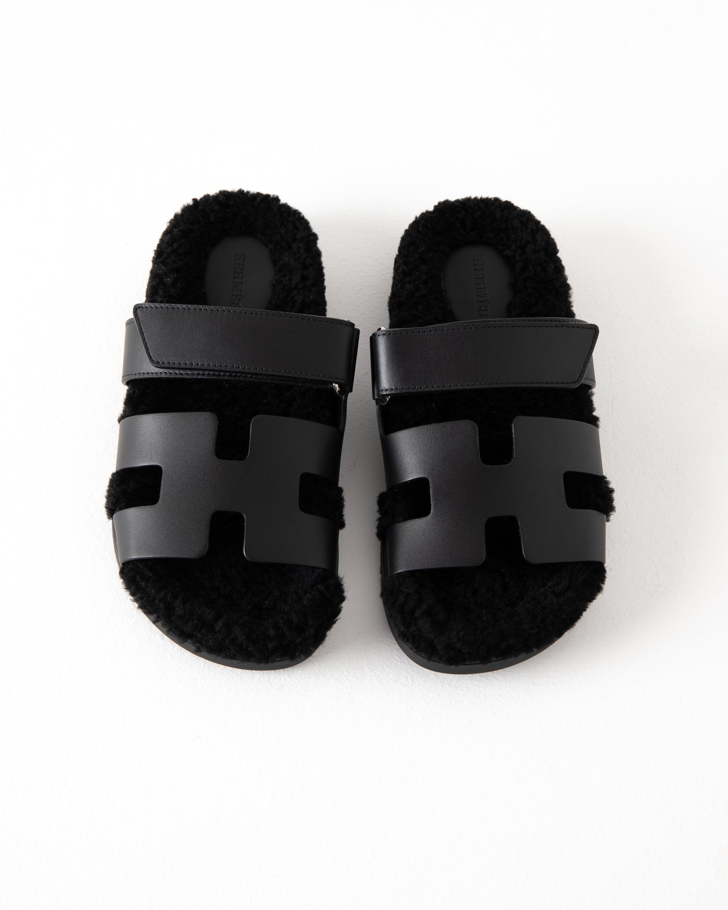 Chypre Sandal with Fur Shearling Soles